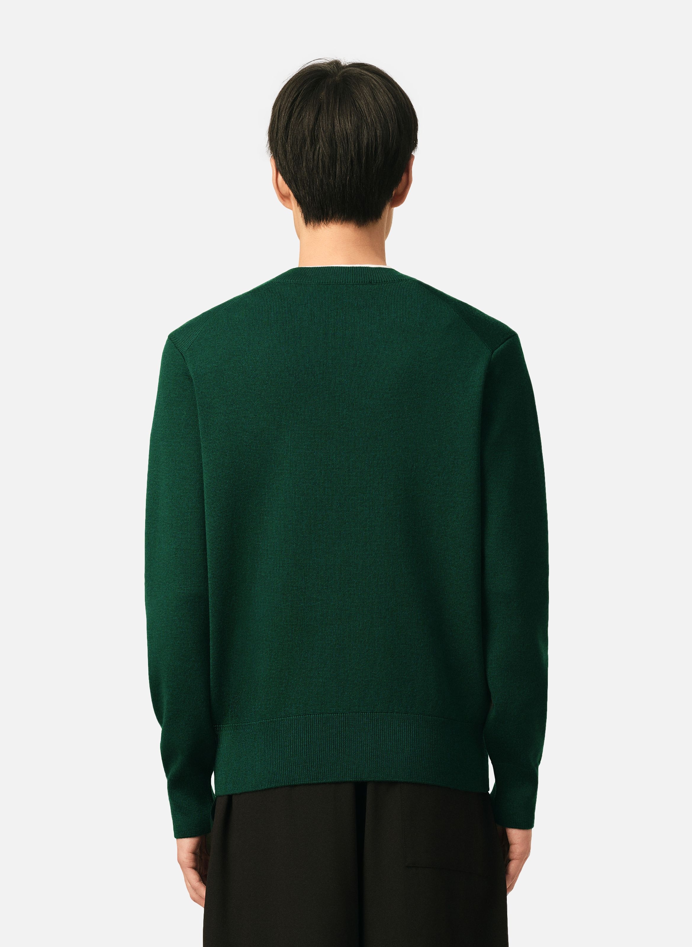 Pull en laine ami de coeur AMI PARIS Vert