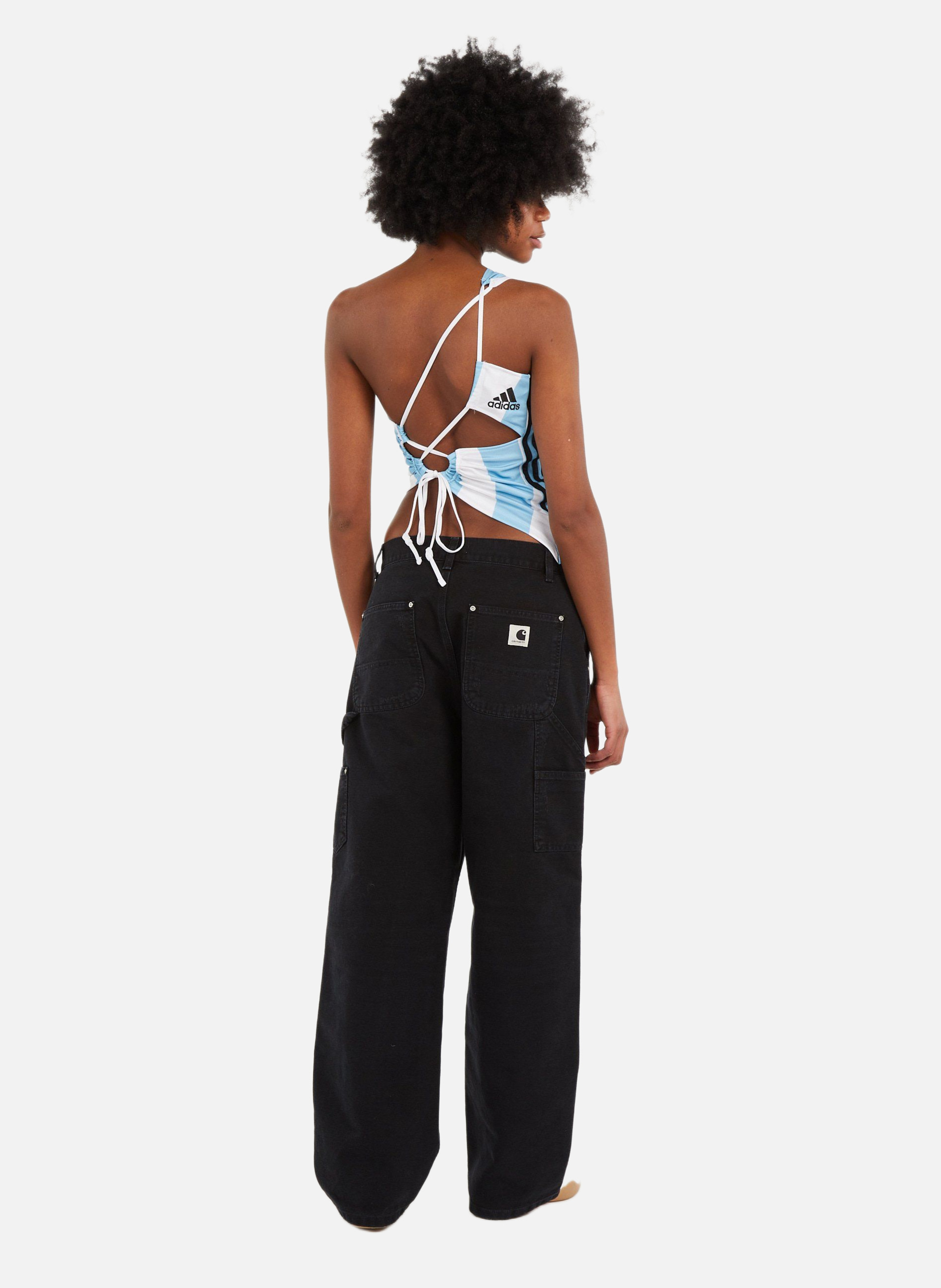 Pantalon w' brandon double knee pant CARHARTT WIP Gris