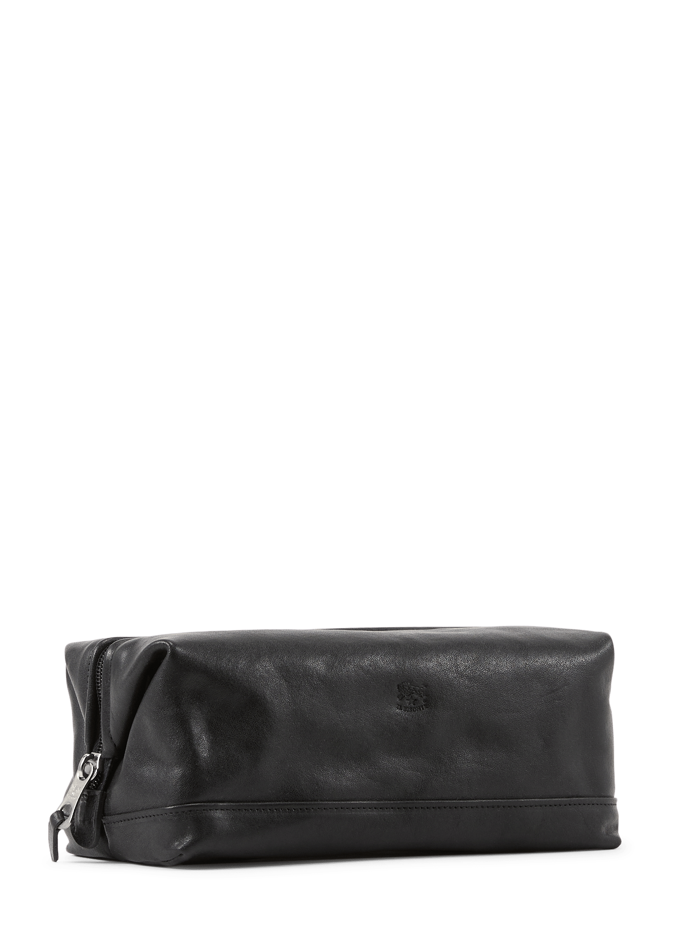 Calf leather toiletry bag IL BISONTE Black