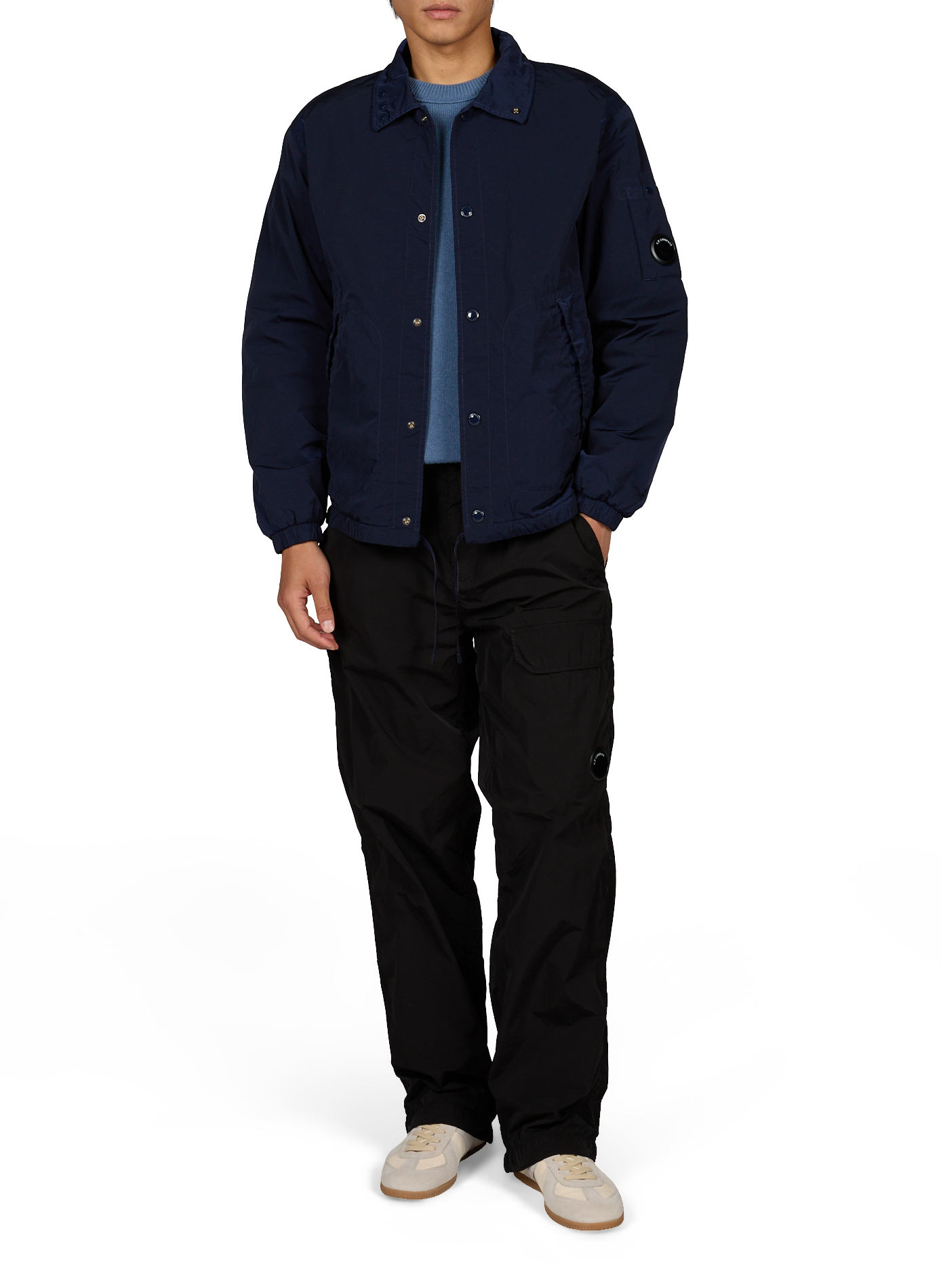 Blouson à col montant CP COMPANY Bleu