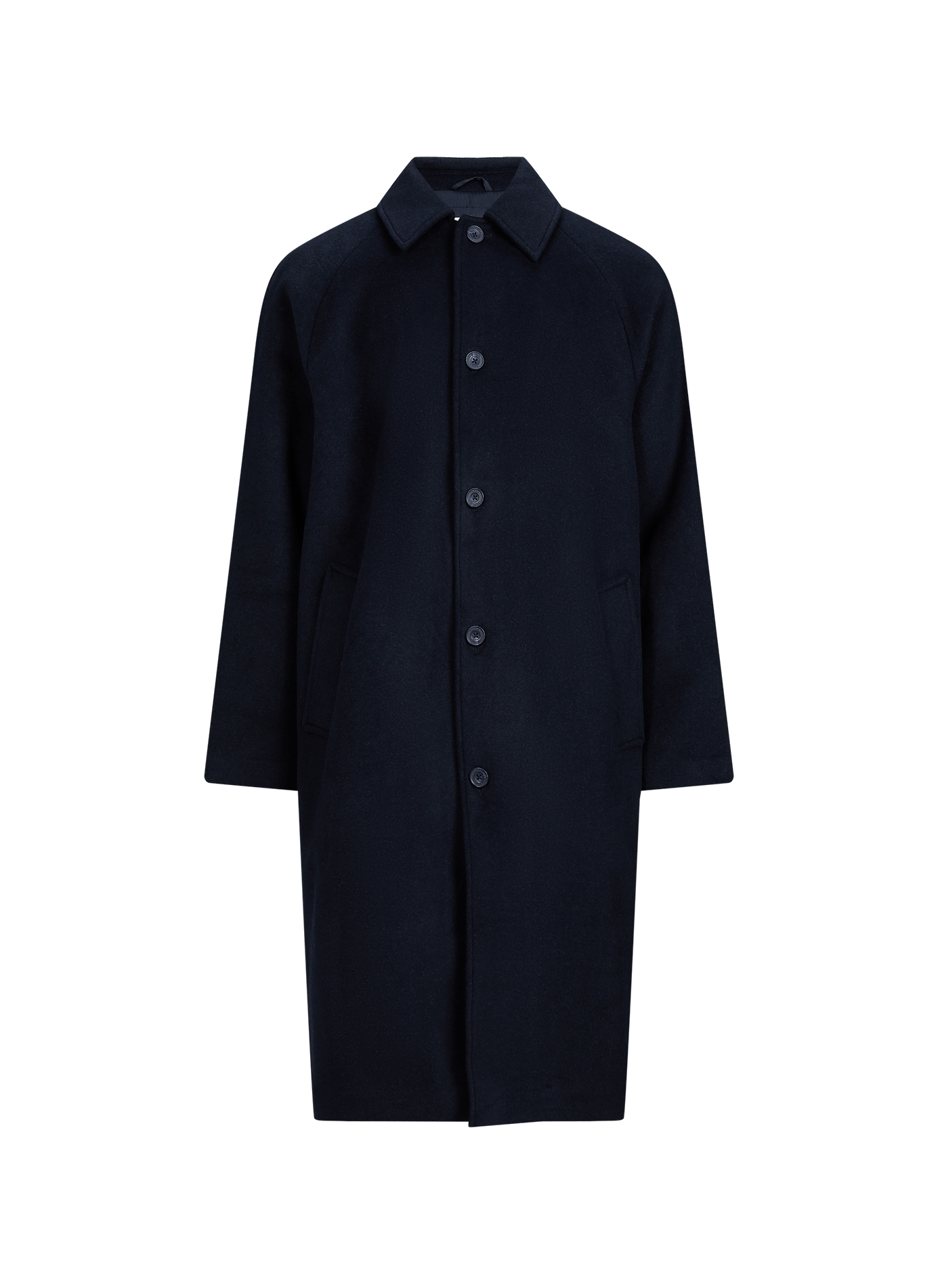Oversized wool-blend coat FARAH Blue