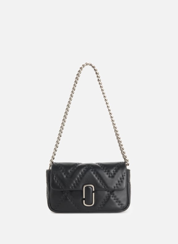 Black Mini J leather bag