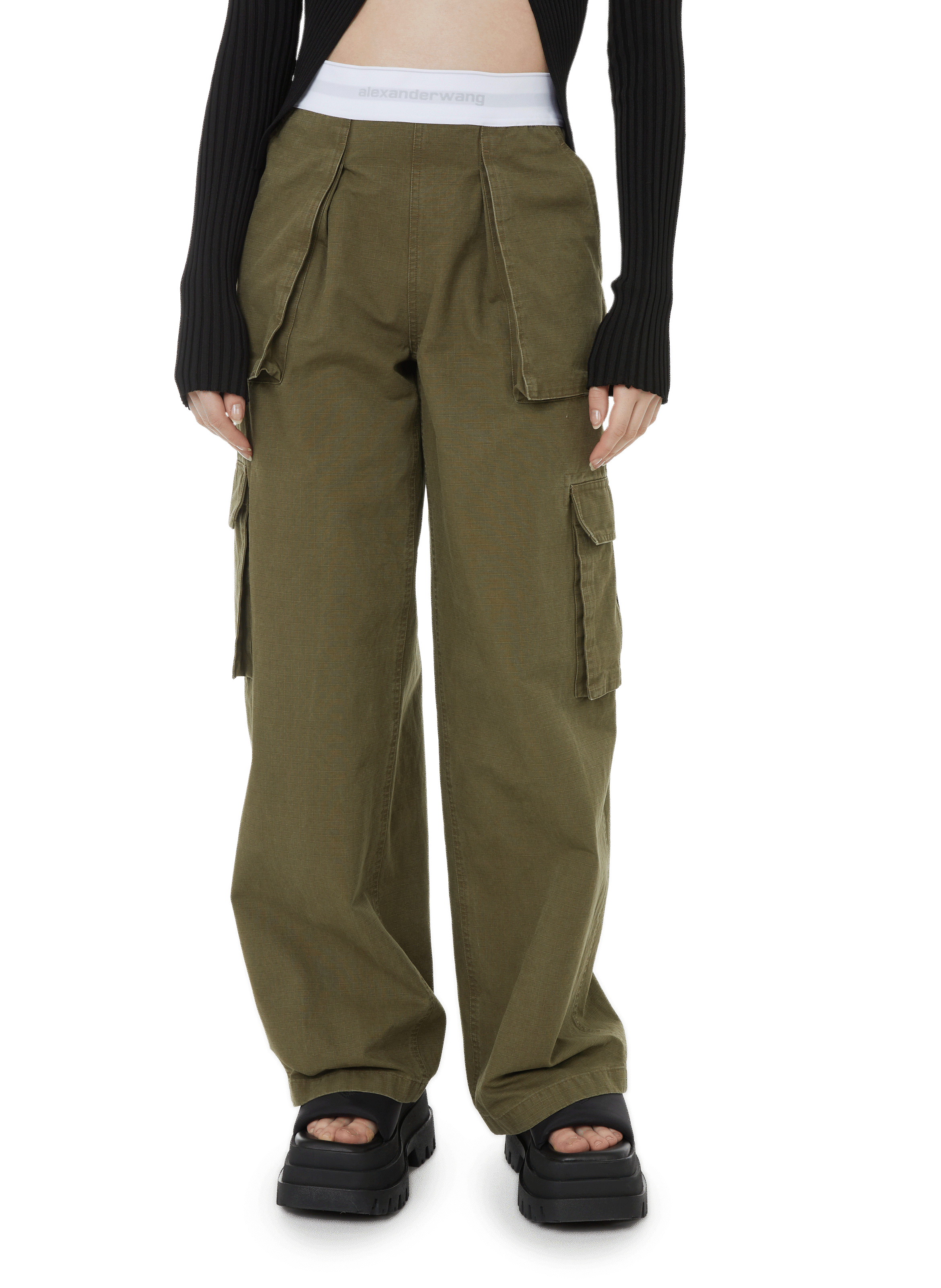 alexander wang green pants