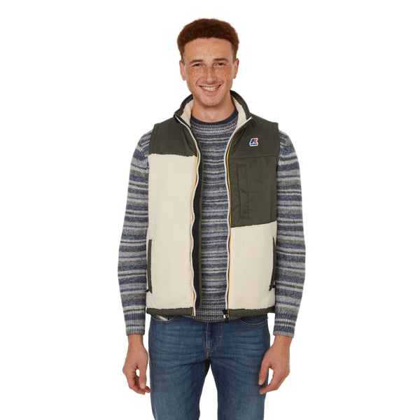 Veste sans manches moltonnée