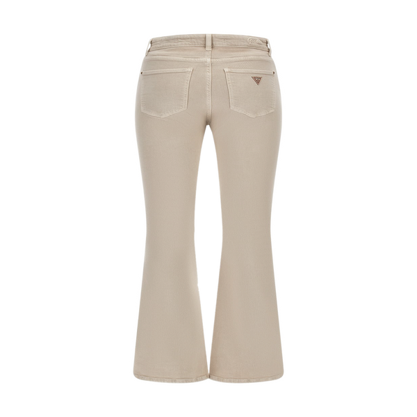 Guess Flared Trousers In Neutral