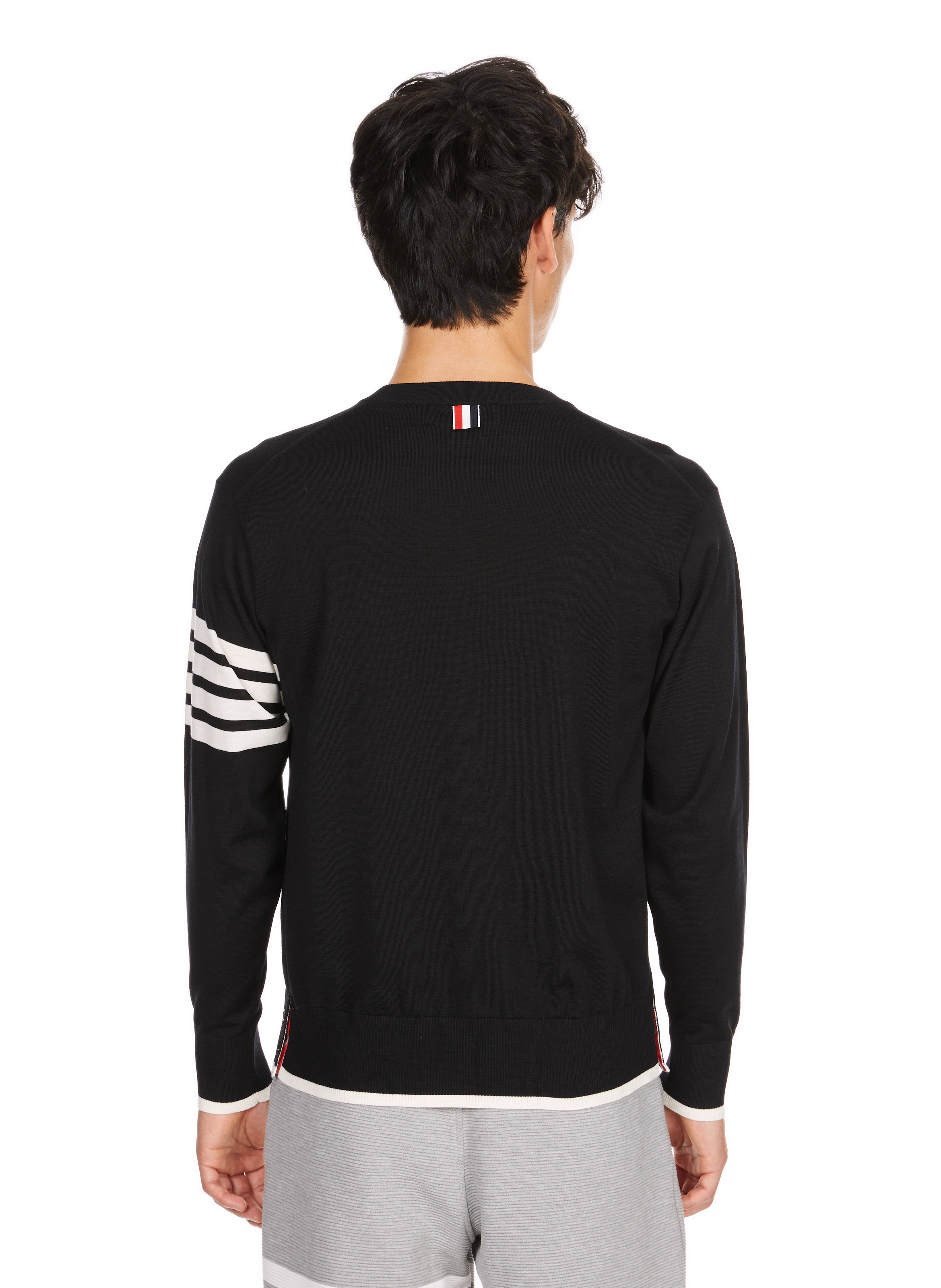 Crew-neck jumper THOM BROWNE Black