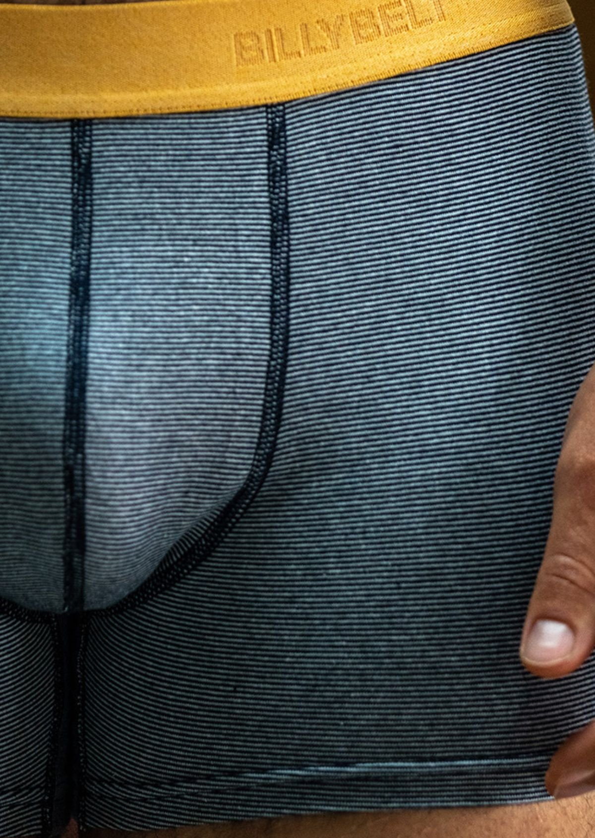 Boxer en coton biologique BILLYBELT Bleu