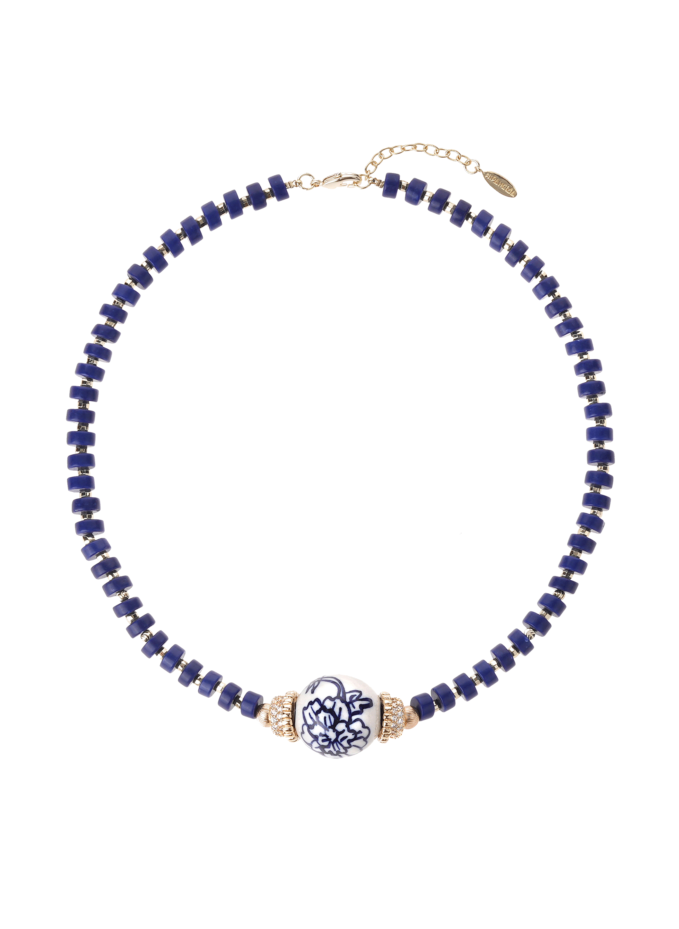 Collier de perles doudi HIPANEMA Bleu