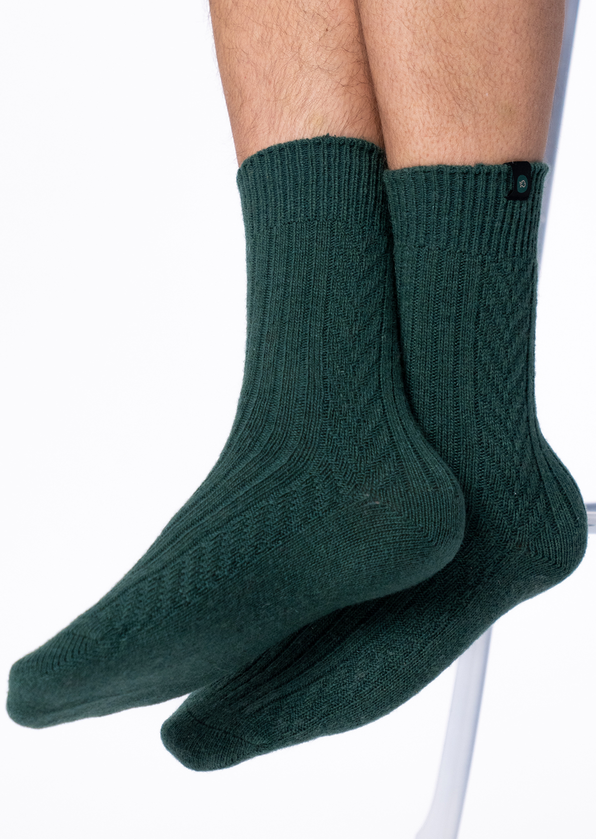 Chaussettes en laine BILLYBELT Vert