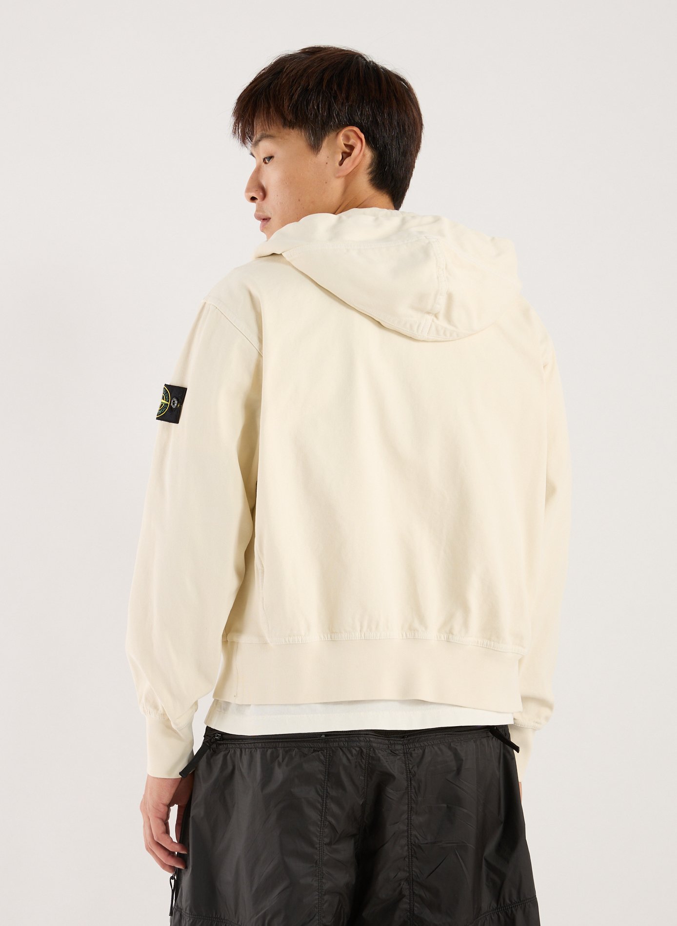 Veste légère en coton STONE ISLAND Blanc