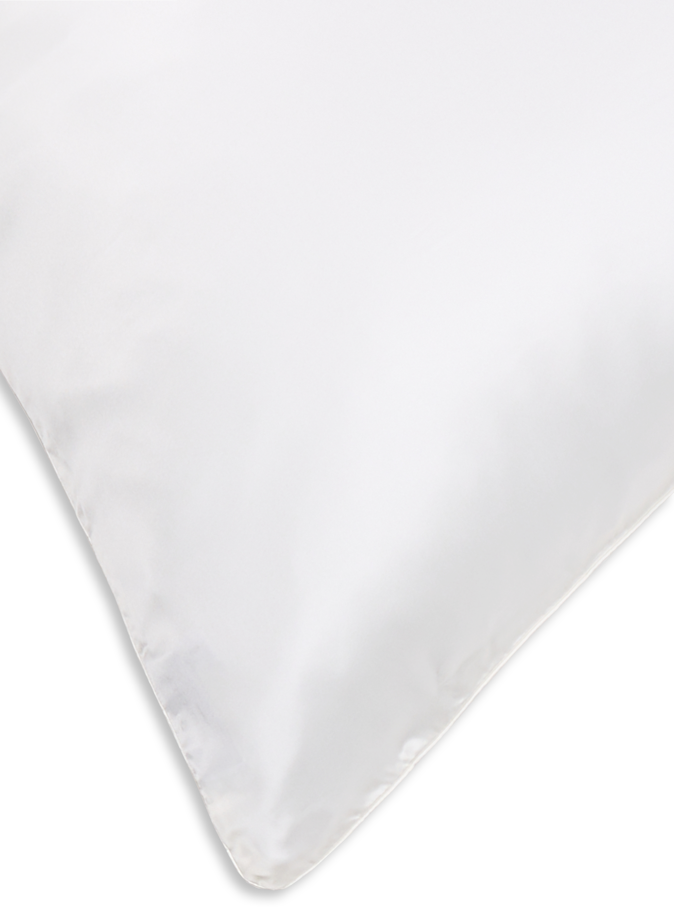 Taie d'oreiller en soie de mûrier AU PRINTEMPS PARIS Blanc