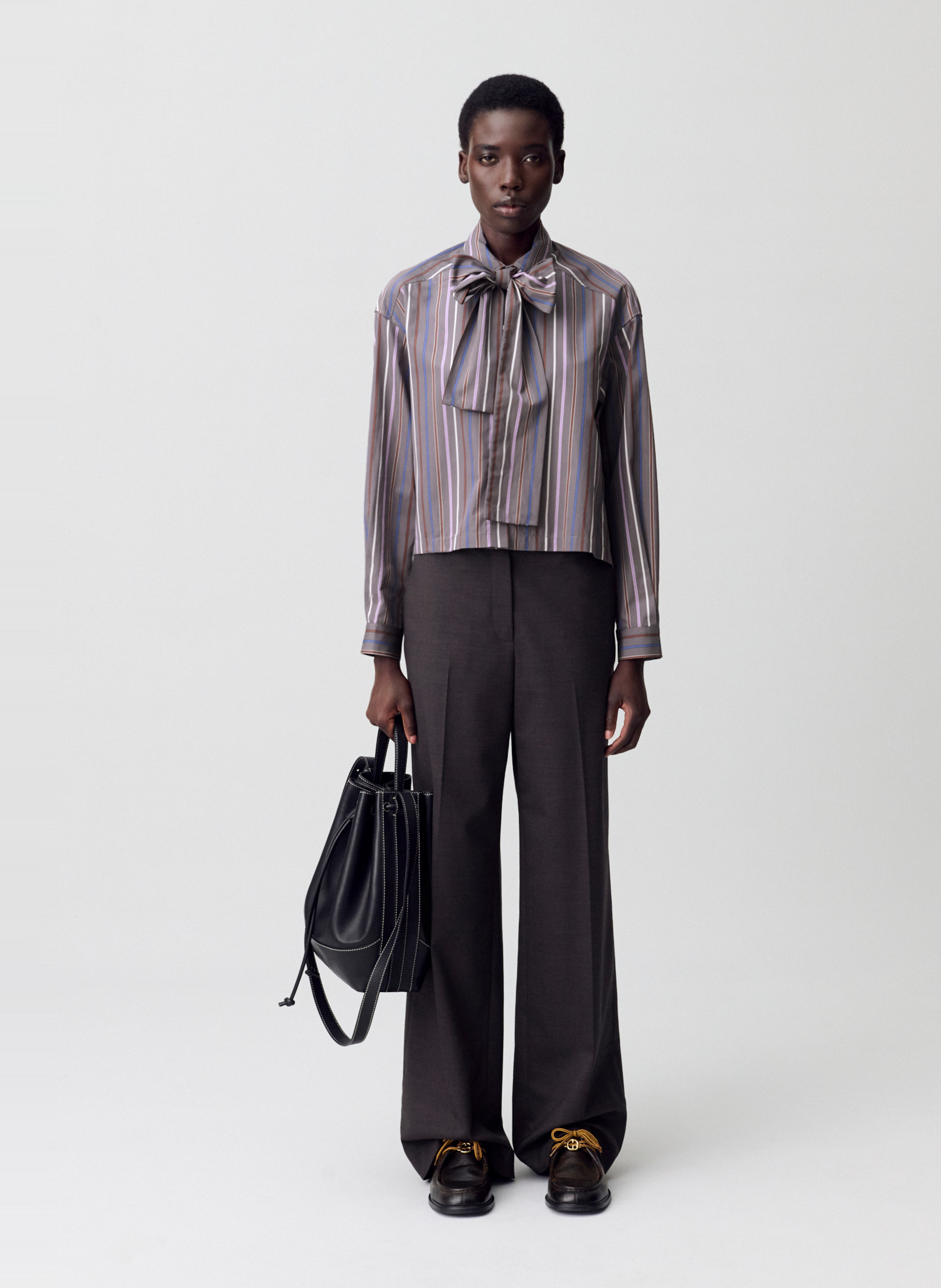 Chemise courte ample en coton carlota CLAUDIE PIERLOT Multicolore