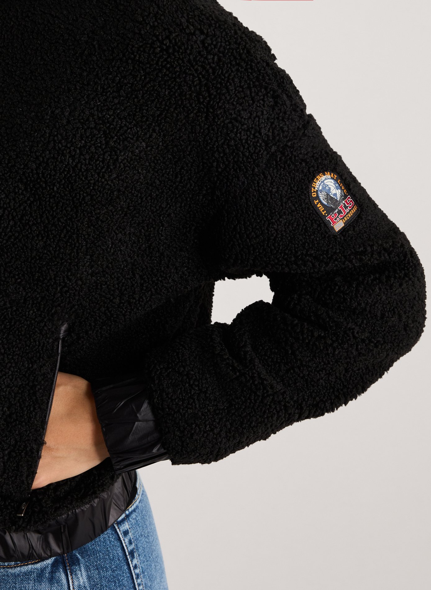 Sori polar fleece zip-up sweatshirt PARAJUMPERS Black