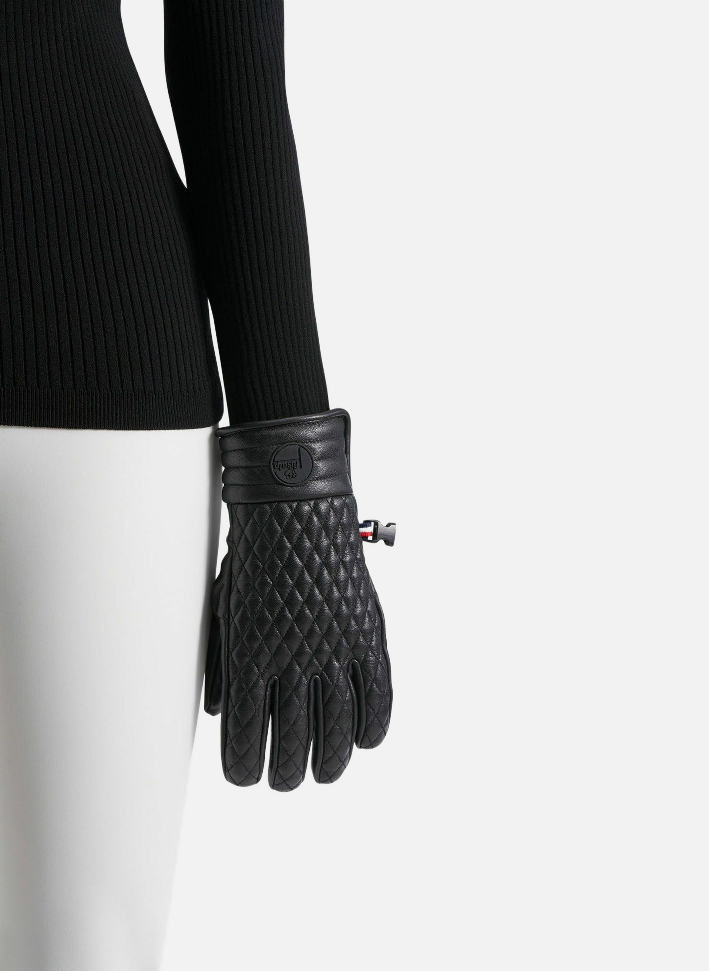 Gants de ski athena glove cuir de chevre FUSALP Noir