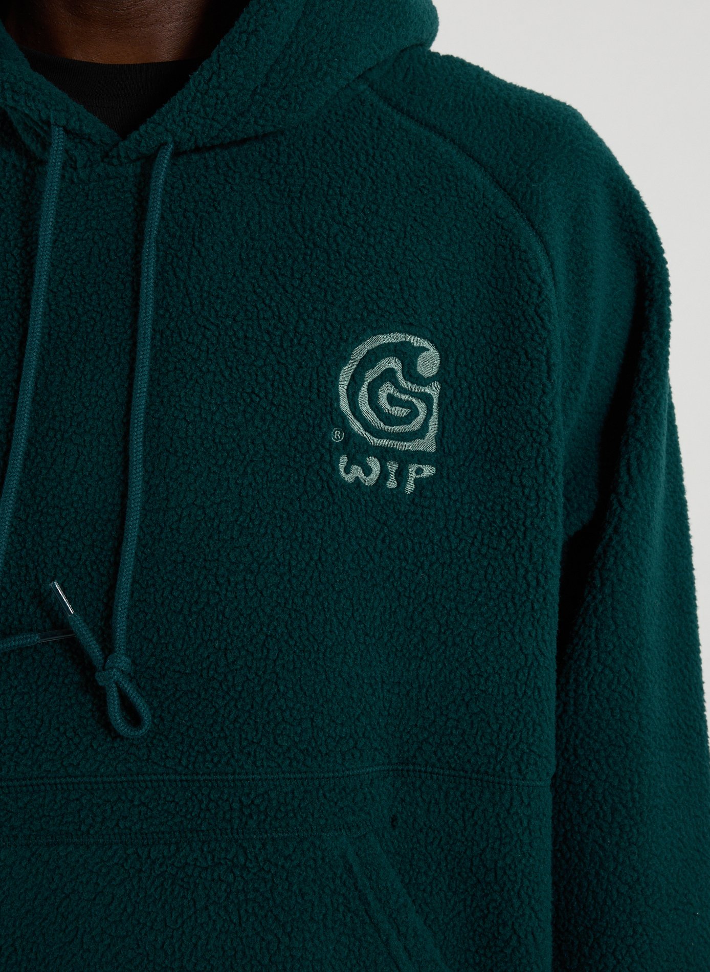 Oversized fleece hoodie CARHARTT WIP Green