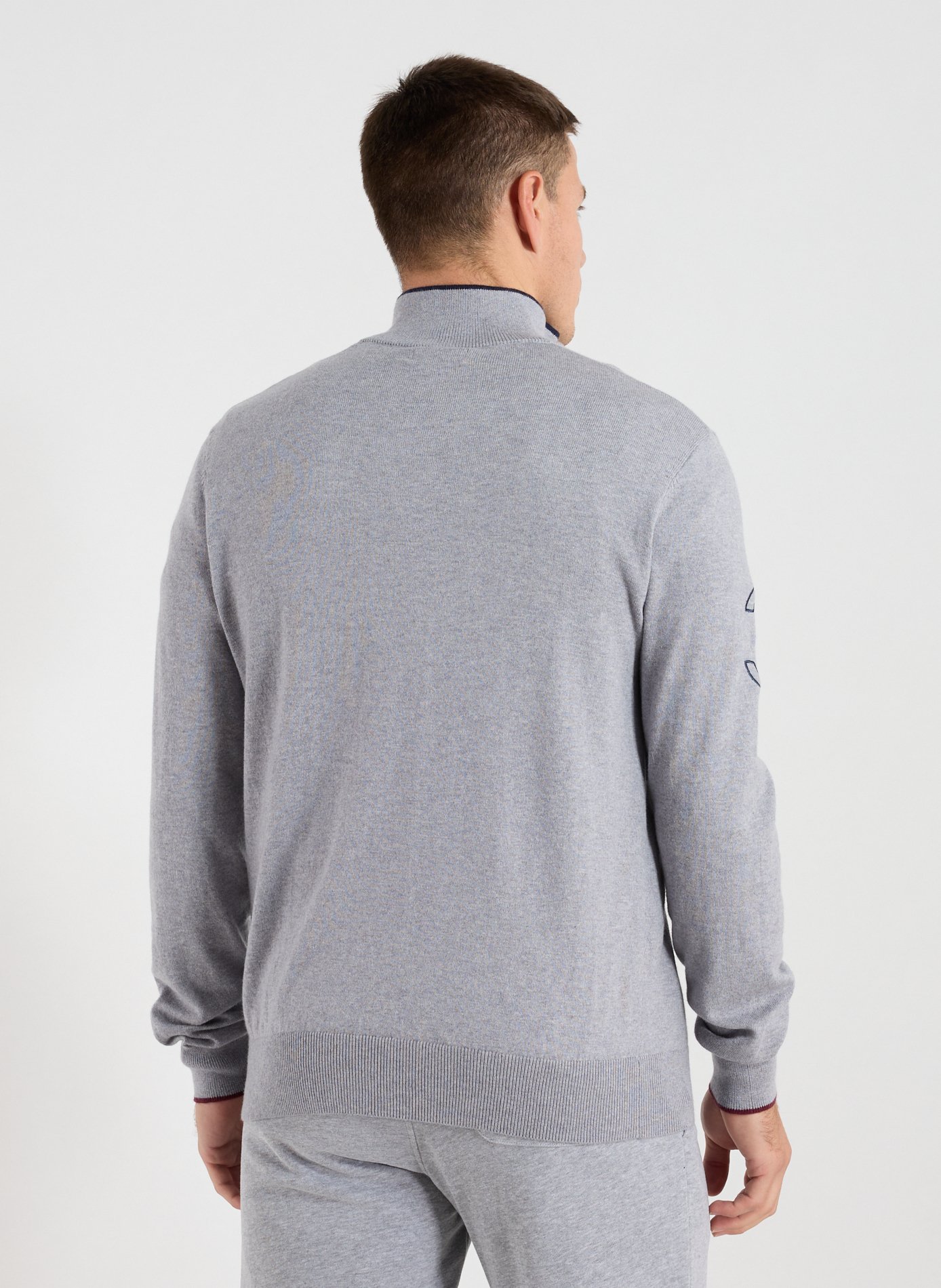 Pull en coton mélangé LA MARTINA Gris