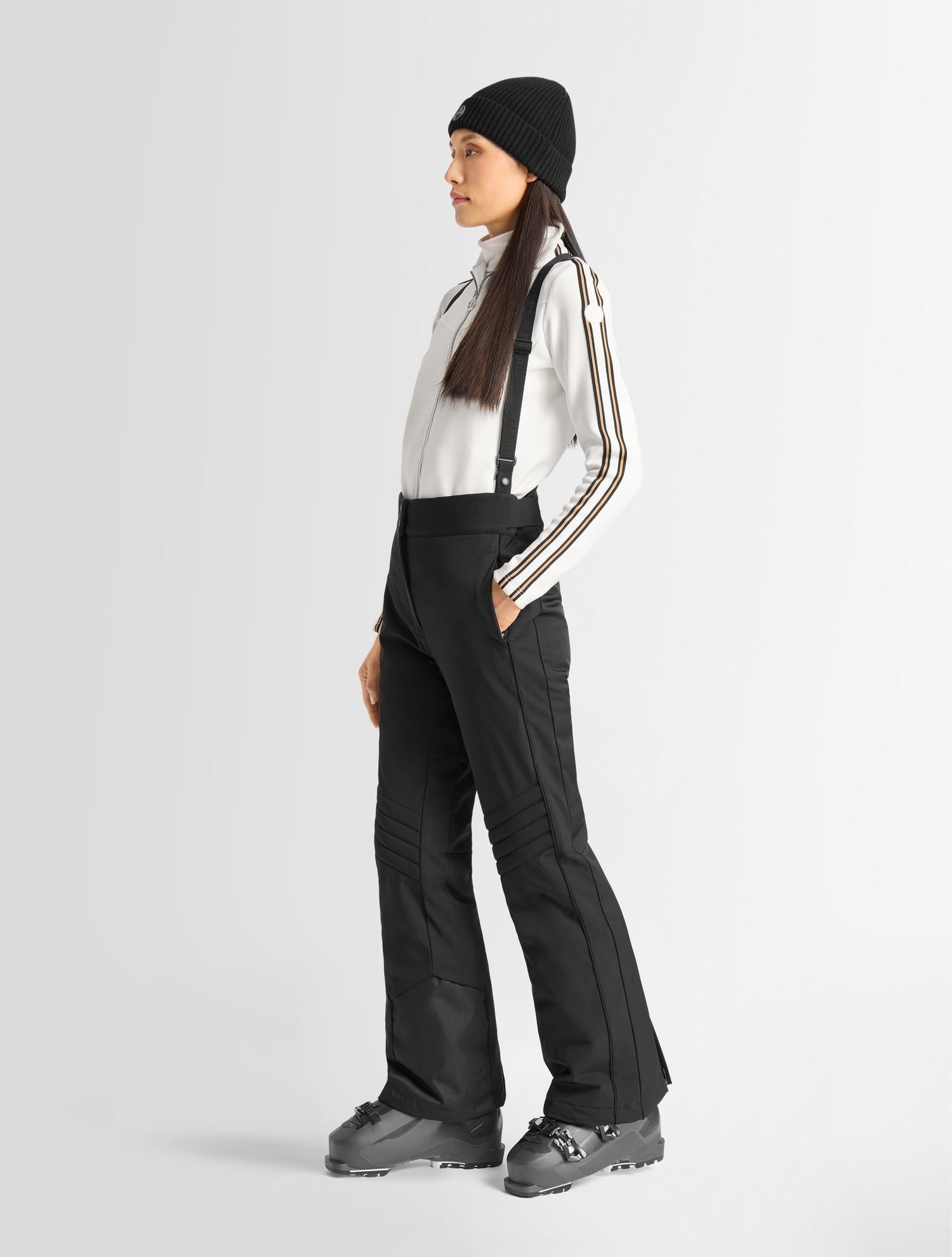 Pantalon de ski nolaï coupe regular FUSALP Noir