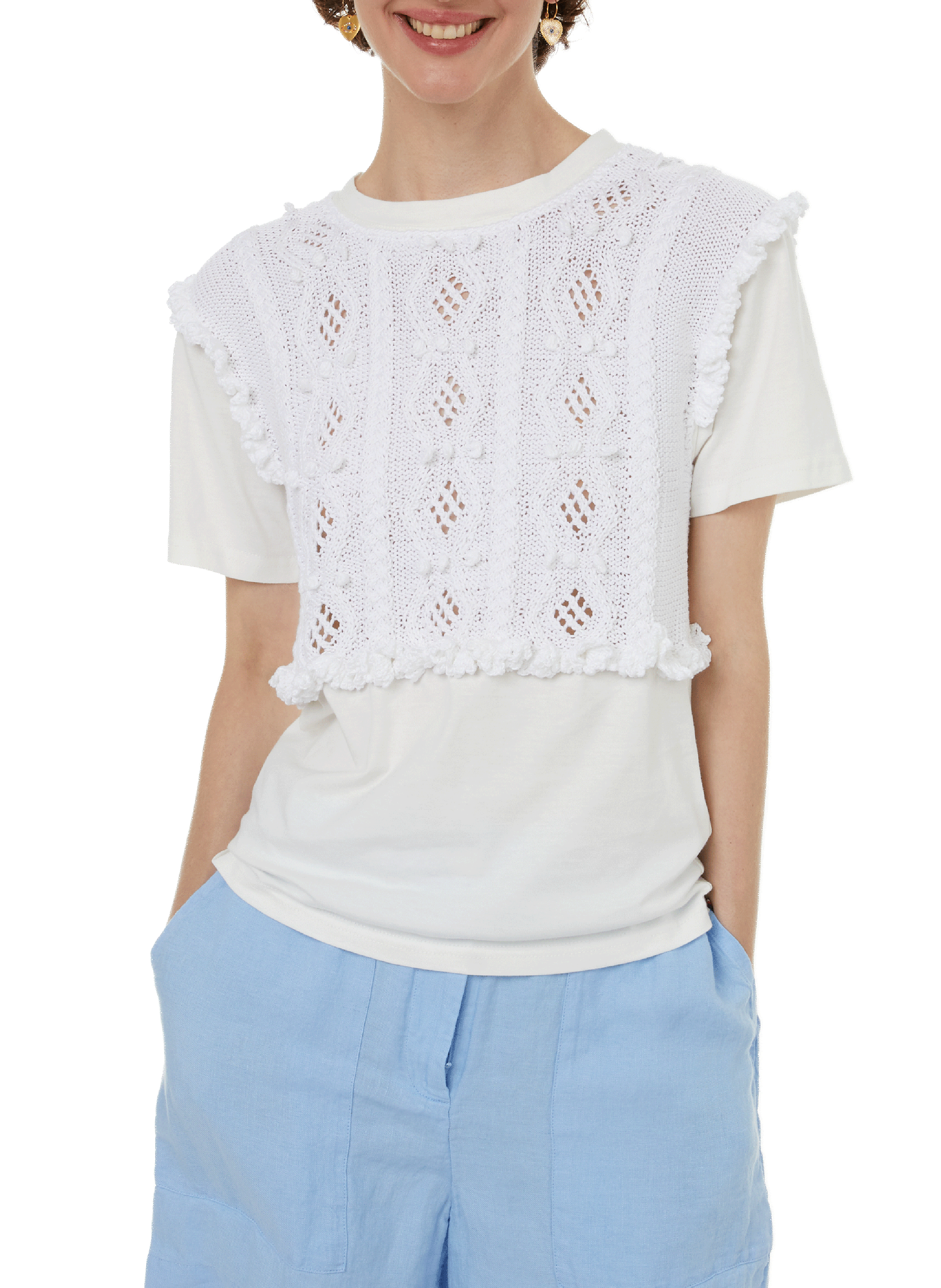 MICHAELA BUERGER T-shirt Appolonia en coton Blanc