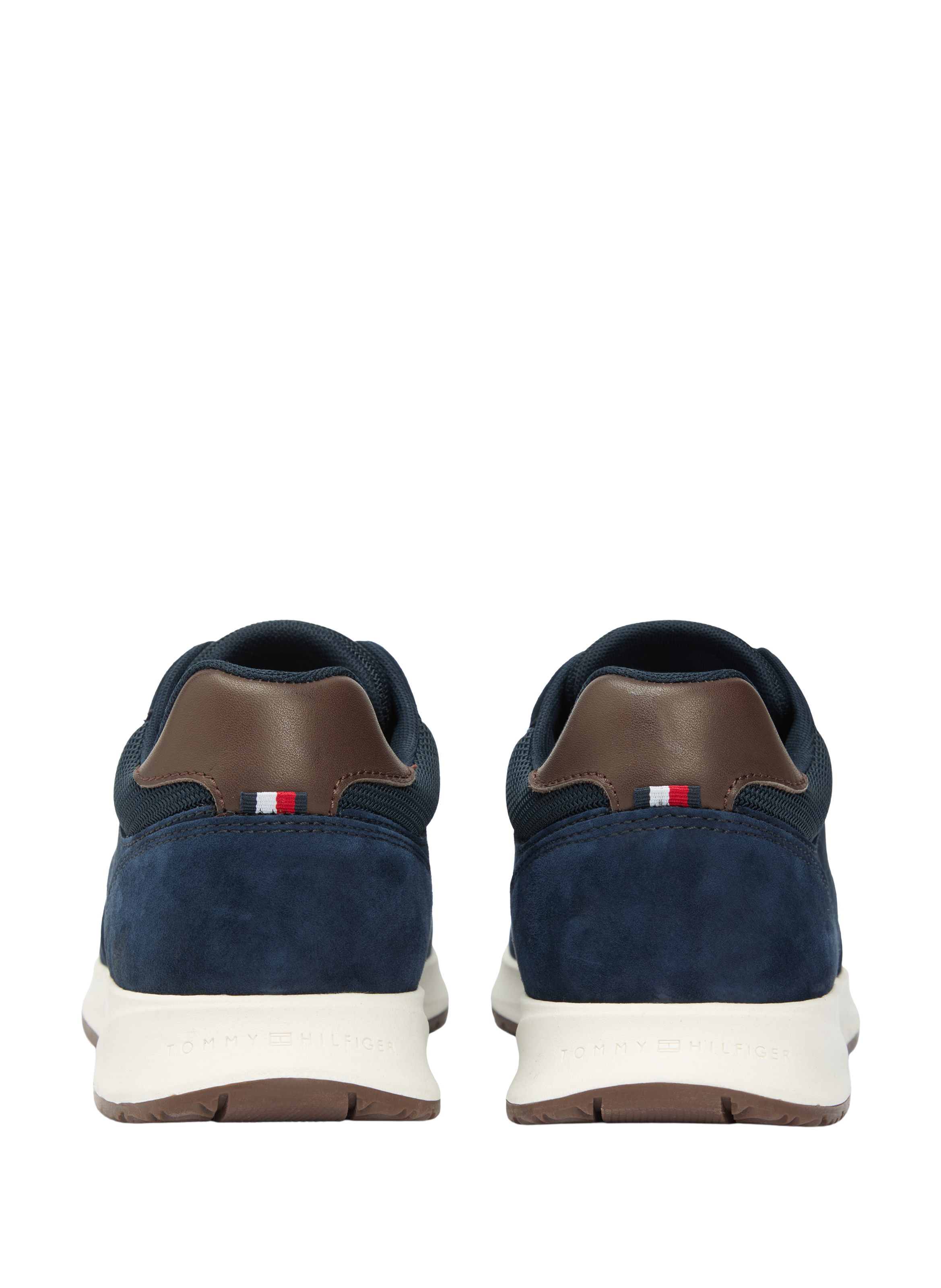 Basket en cuir suede TOMMY HILFIGER Bleu