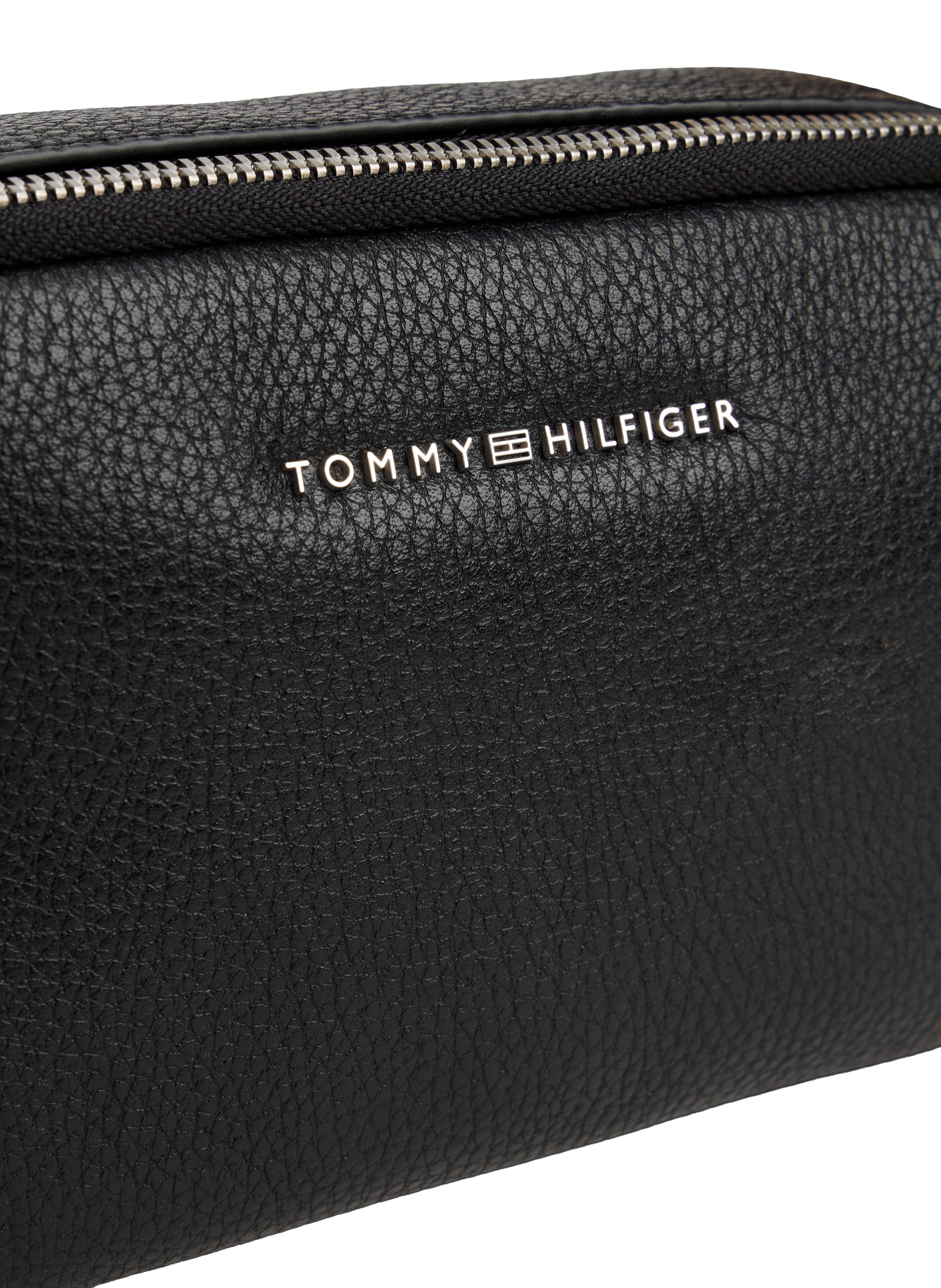 Grained faux leather camera bag TOMMY HILFIGER Black