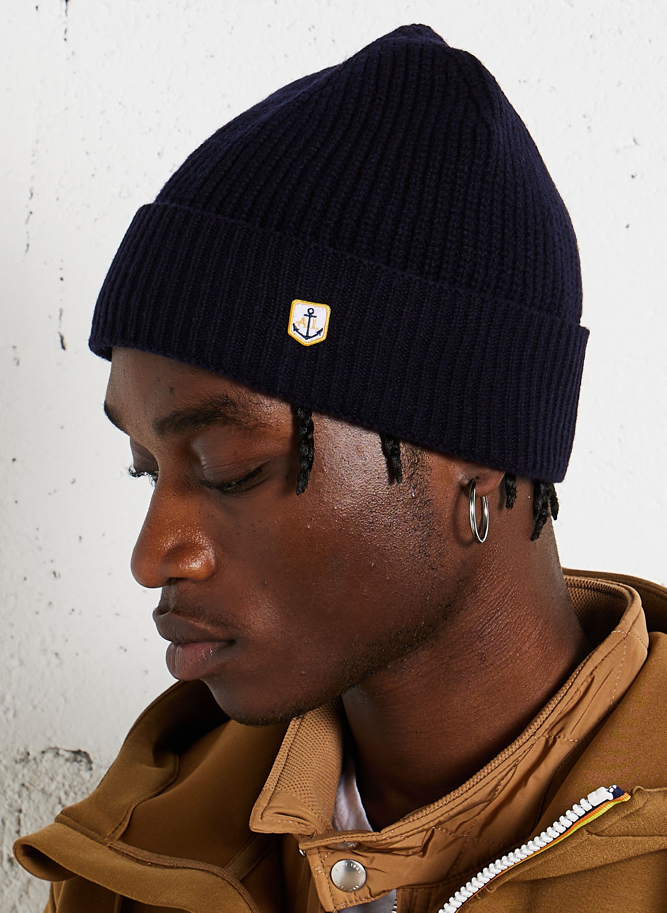 Bonnet côtelé en laine heritage ARMOR-LUX Bleu