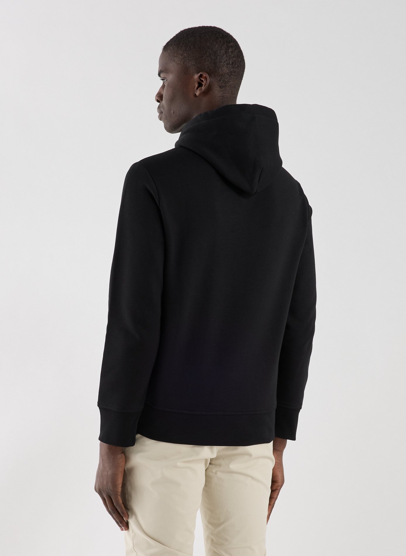 Sweat ample à capuche en coton mélangé POLO RALPH LAUREN Noir