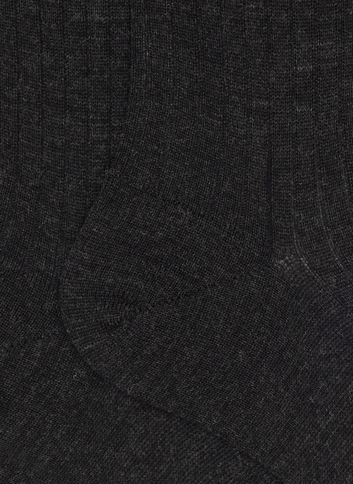 Chaussettes côtelées en laine mérinos DORÉ DORÉ Gris