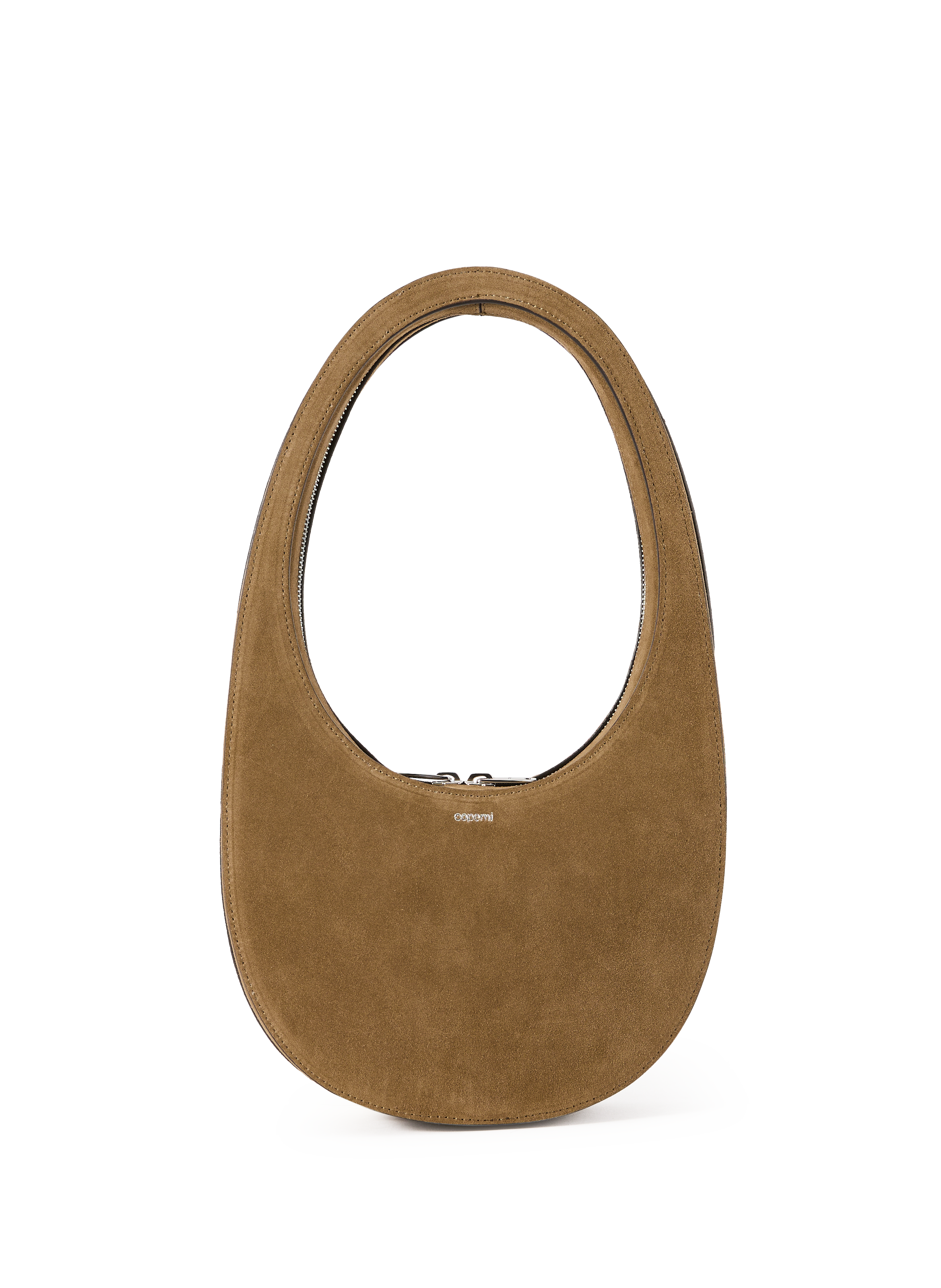 Swipe Suede Handbag COPERNI Brown