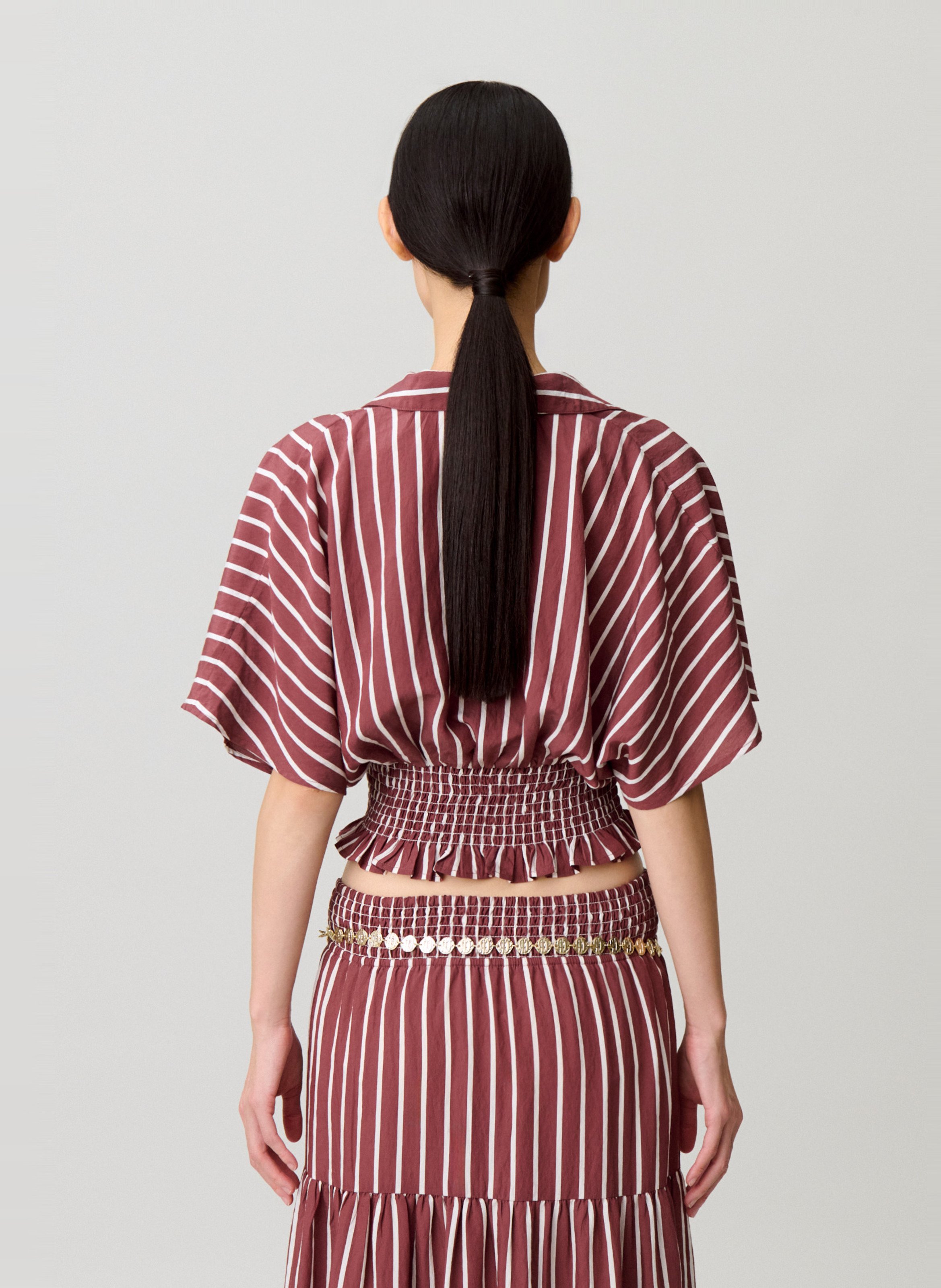 Top court ample à rayures CLAUDIE PIERLOT Multicolore