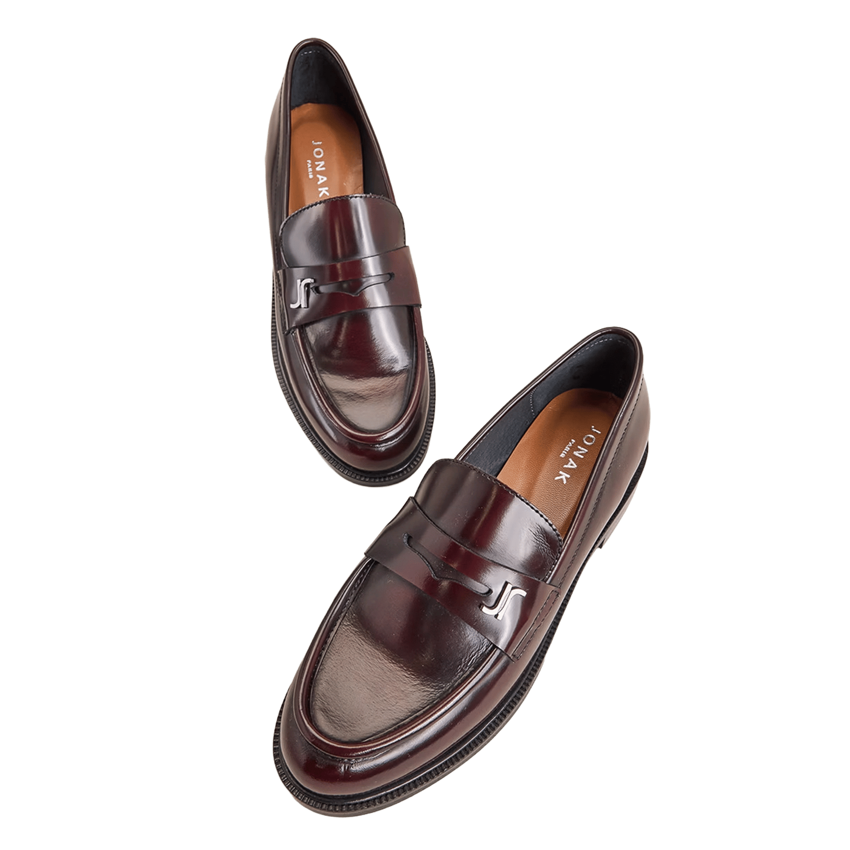 Mocassins en cuir duedi JONAK Rouge