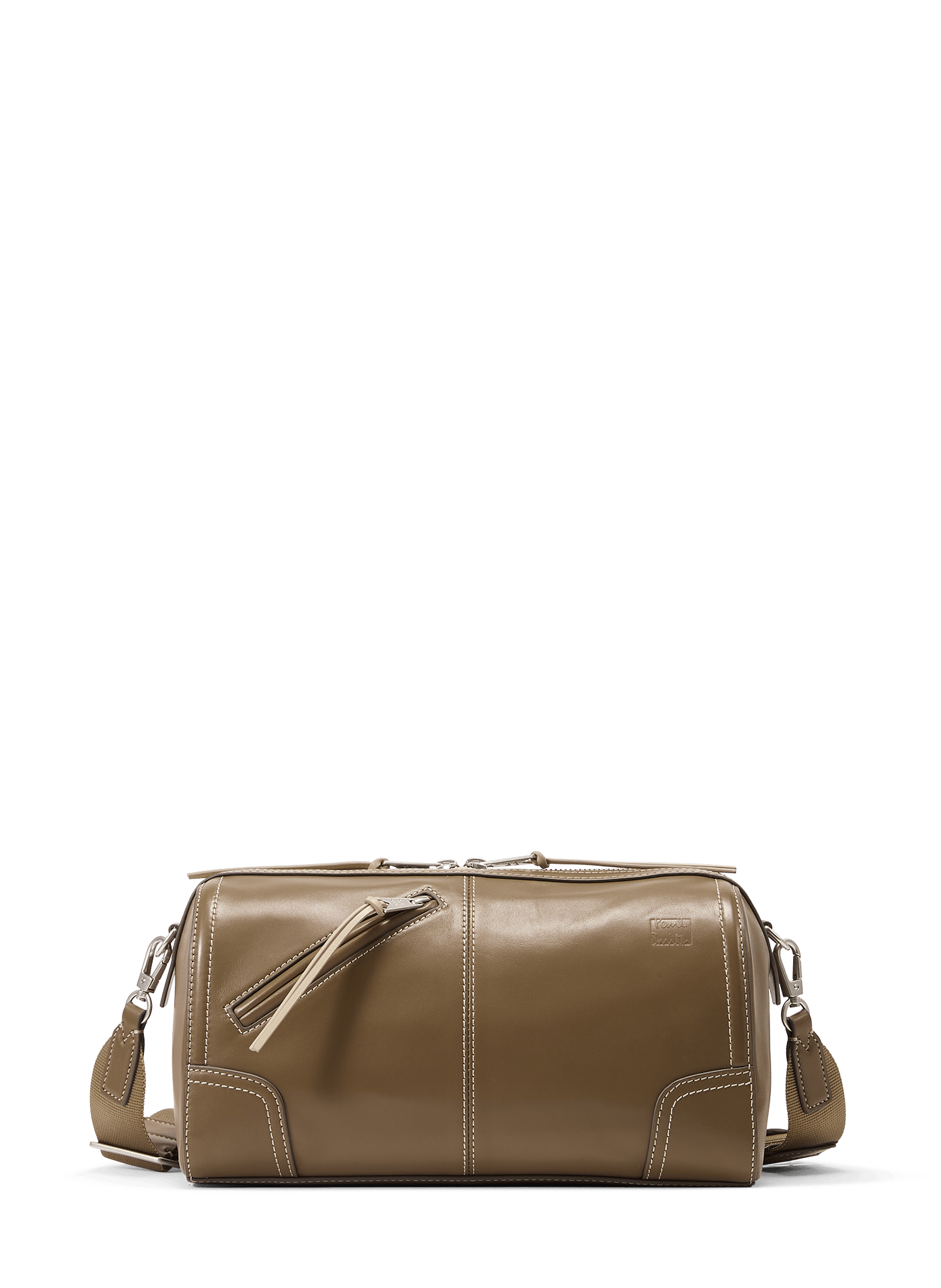 Sac à bandoulière en cuir PAUL SMITH Gris