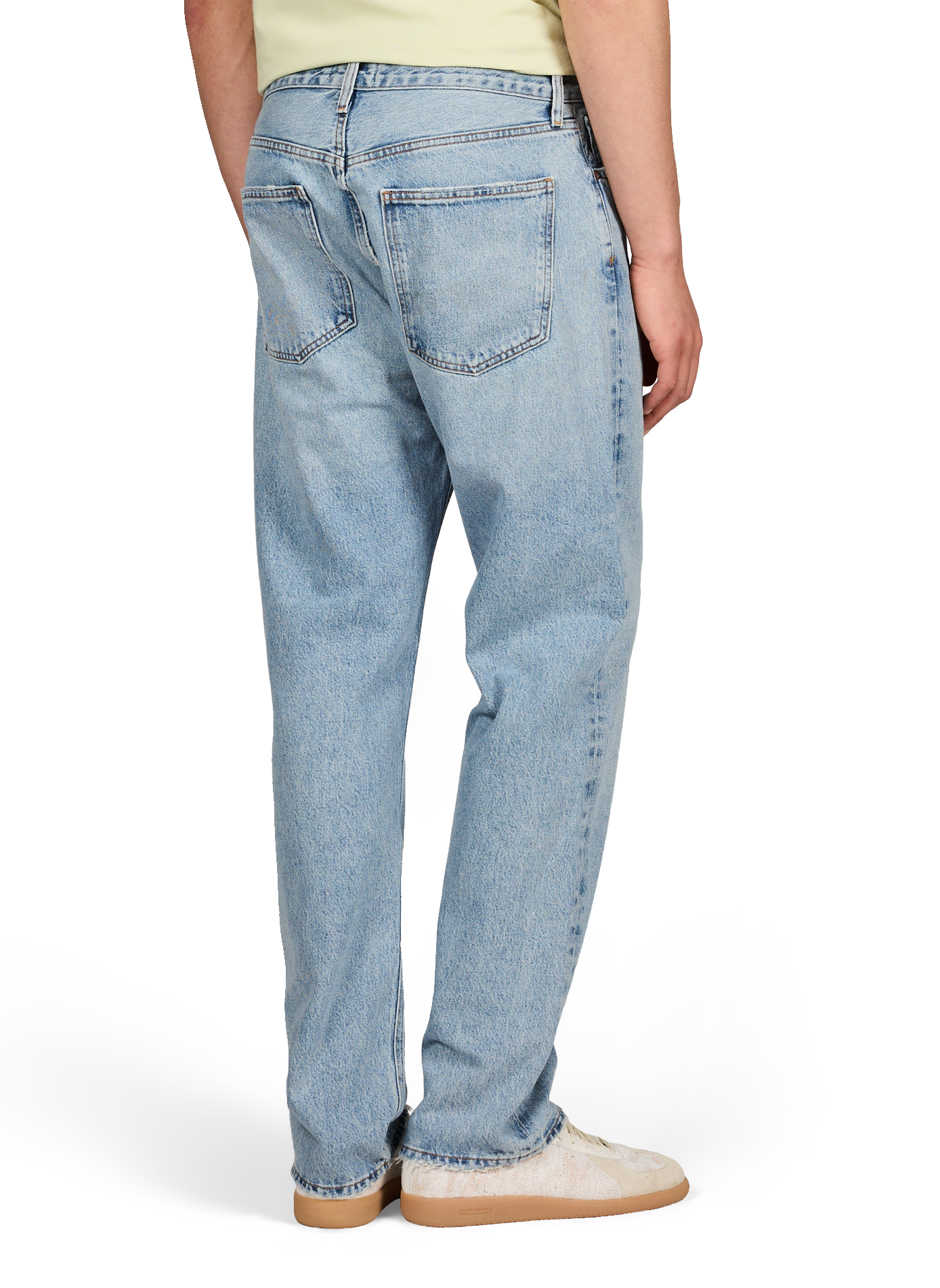 Straight cotton jeans AGOLDE Blue