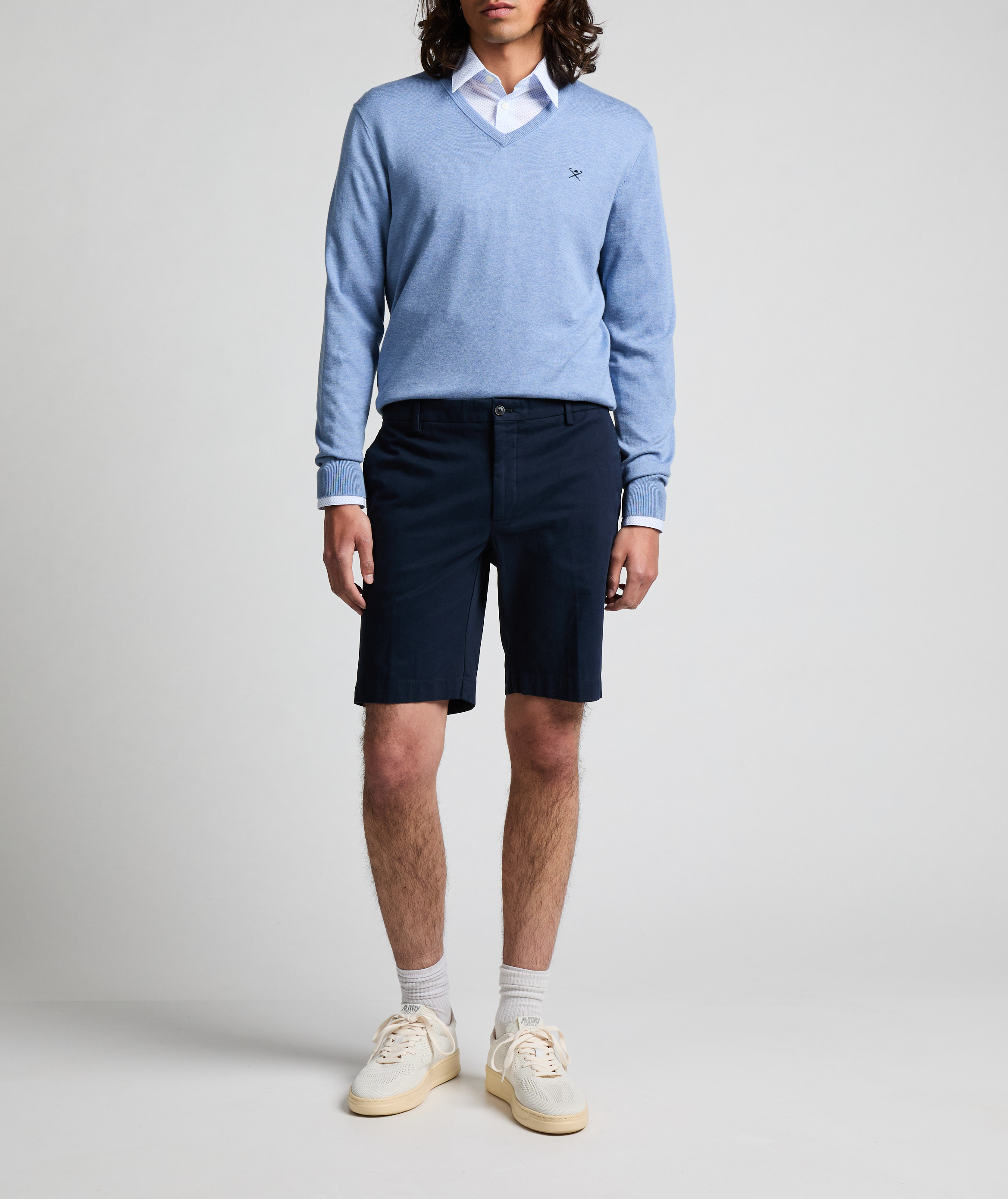 Chemise à motif en coton AU PRINTEMPS PARIS Bleu