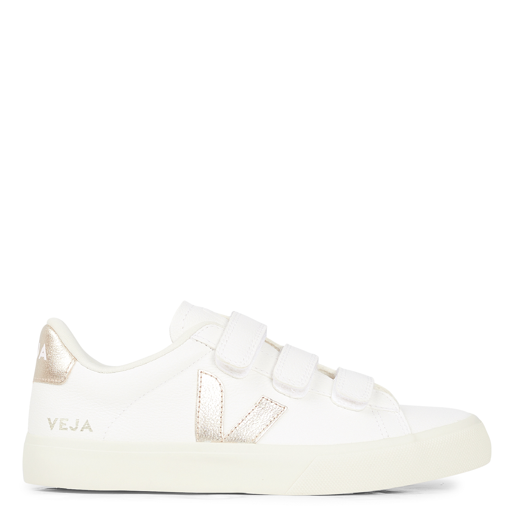 Baskets basses en cuir recife logo VEJA Blanc