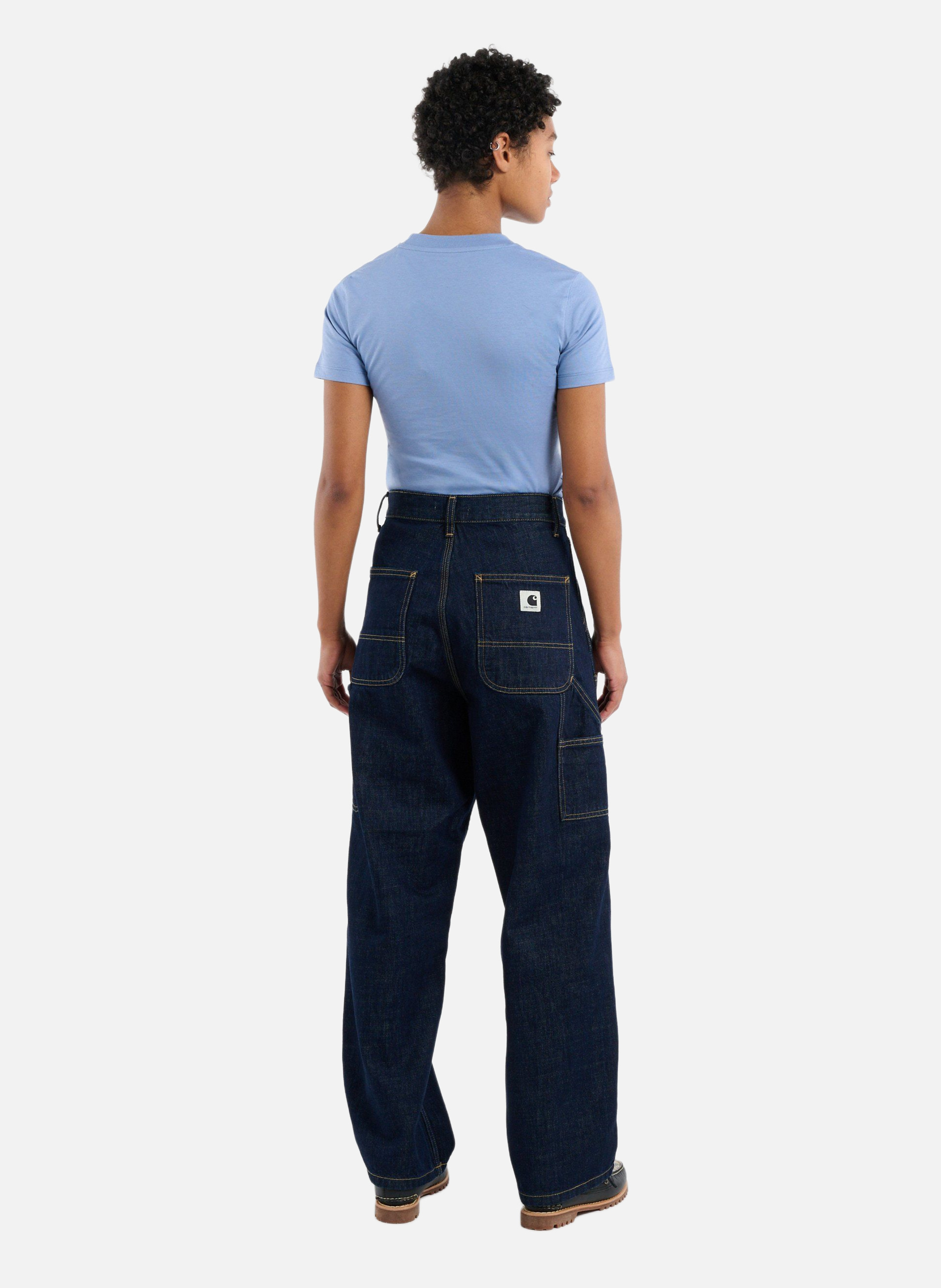 Jean w' brandon double knee pant CARHARTT WIP Bleu