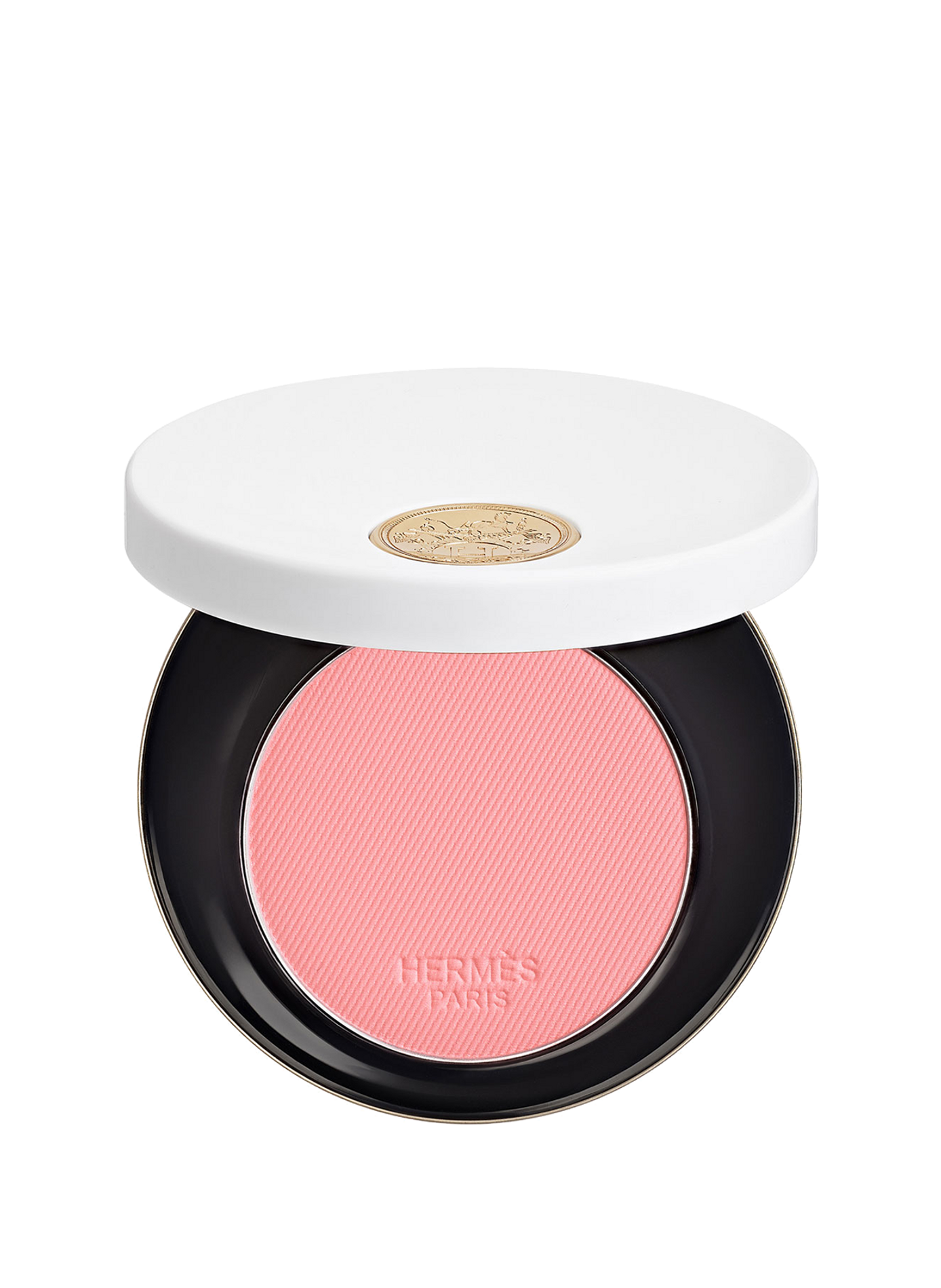 Rose Hermès, fard à joues Silky Blush, Rose Pommette HERMÈS Rose plume