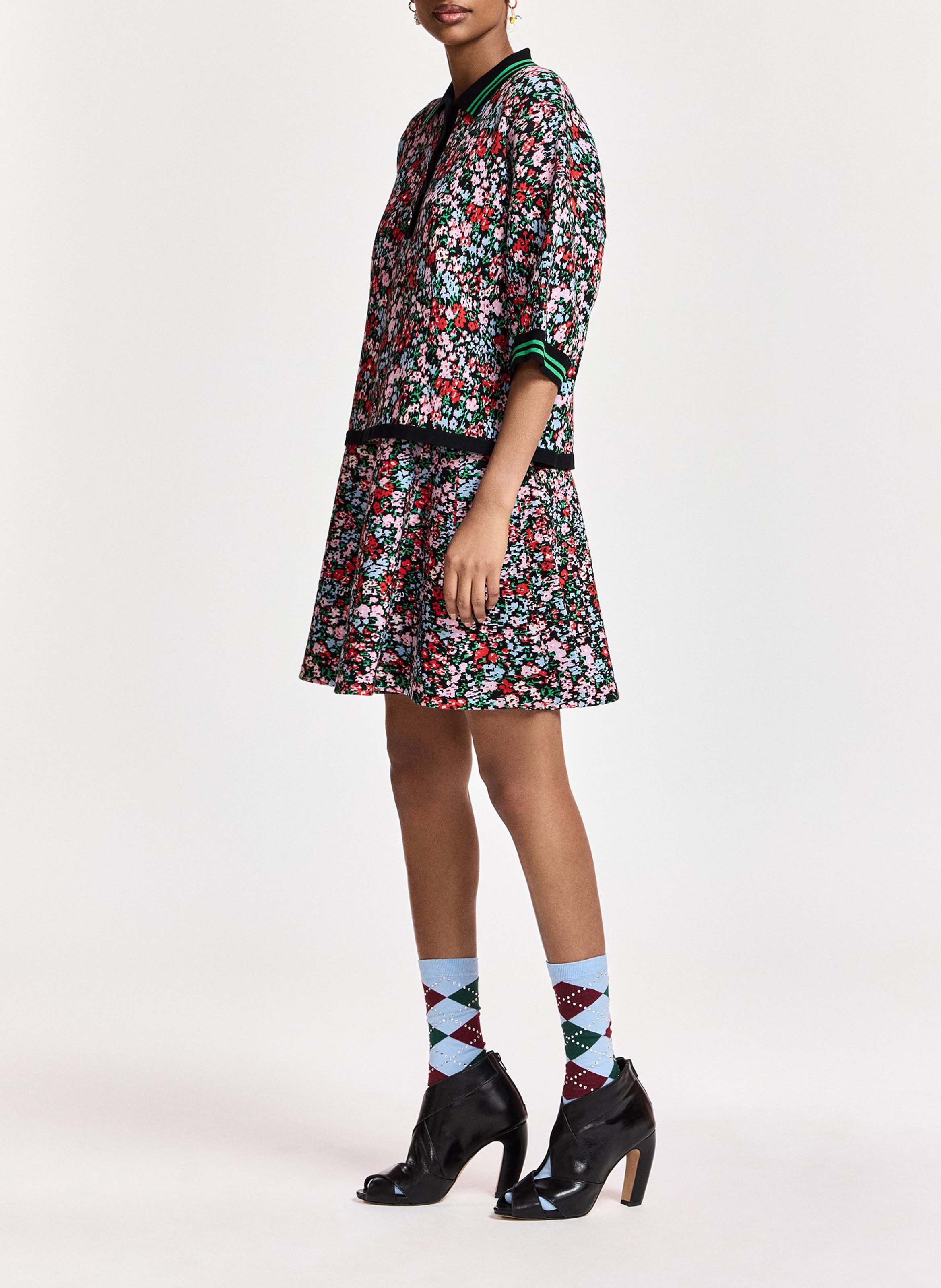 Polo droit imprimé floral kartos ESSENTIEL ANTWERP Multicolore