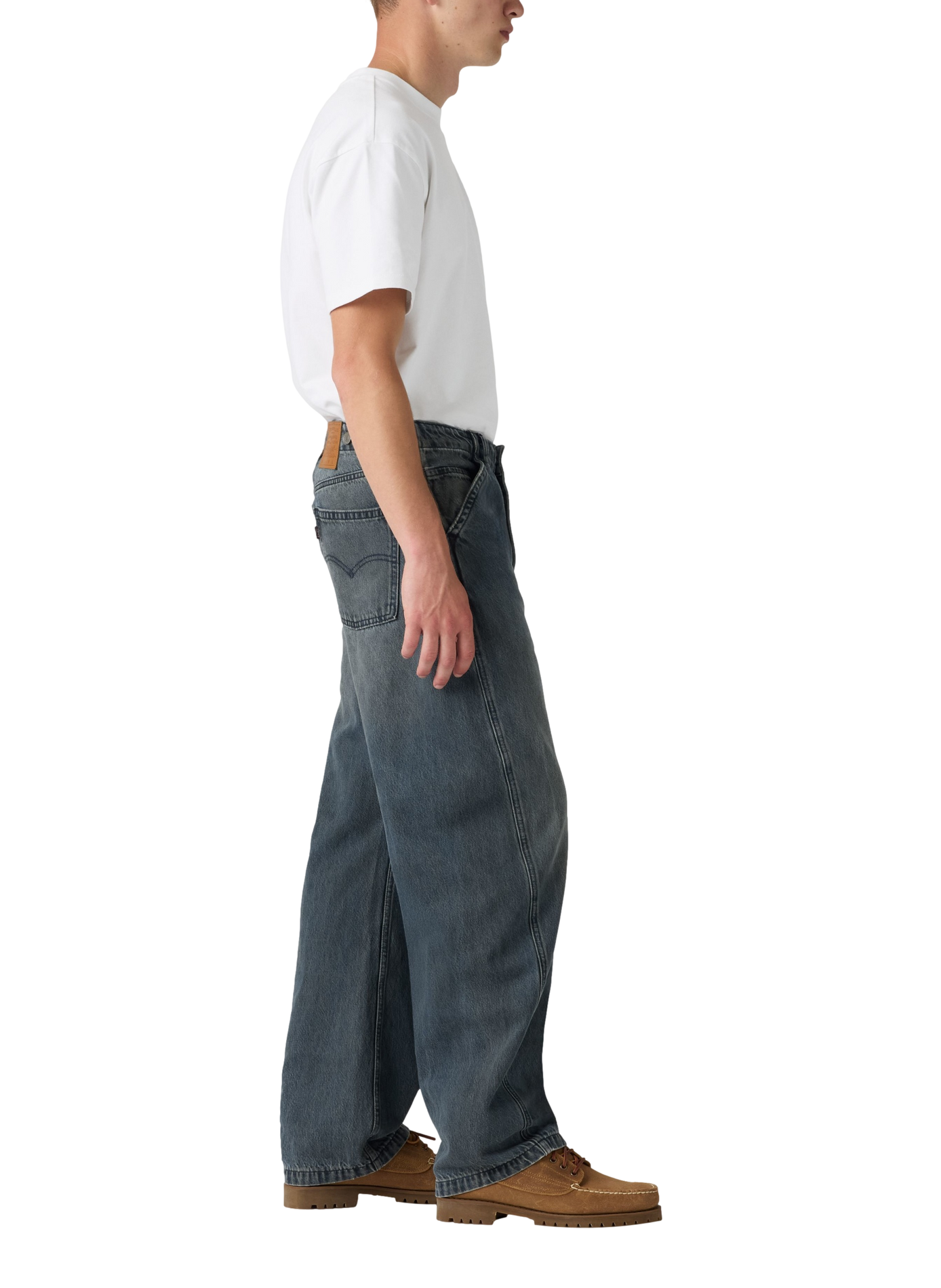 Baggy jeans van katoen LEVI'S Blauw