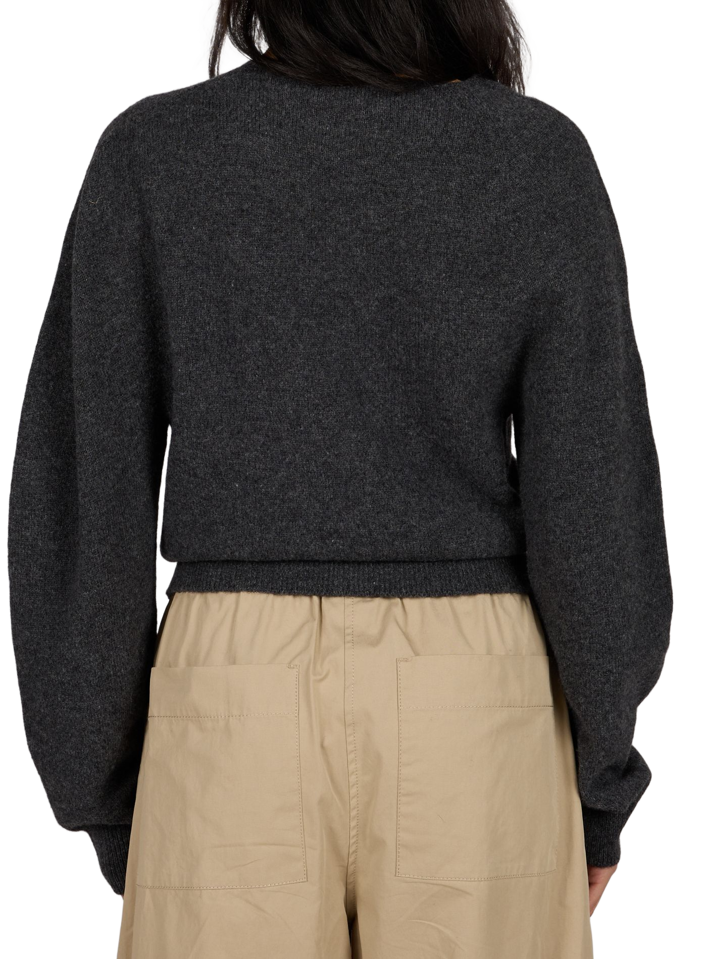 Asymmetrical wool and alpaca sweater LE 17 SEPTEMBRE Grey