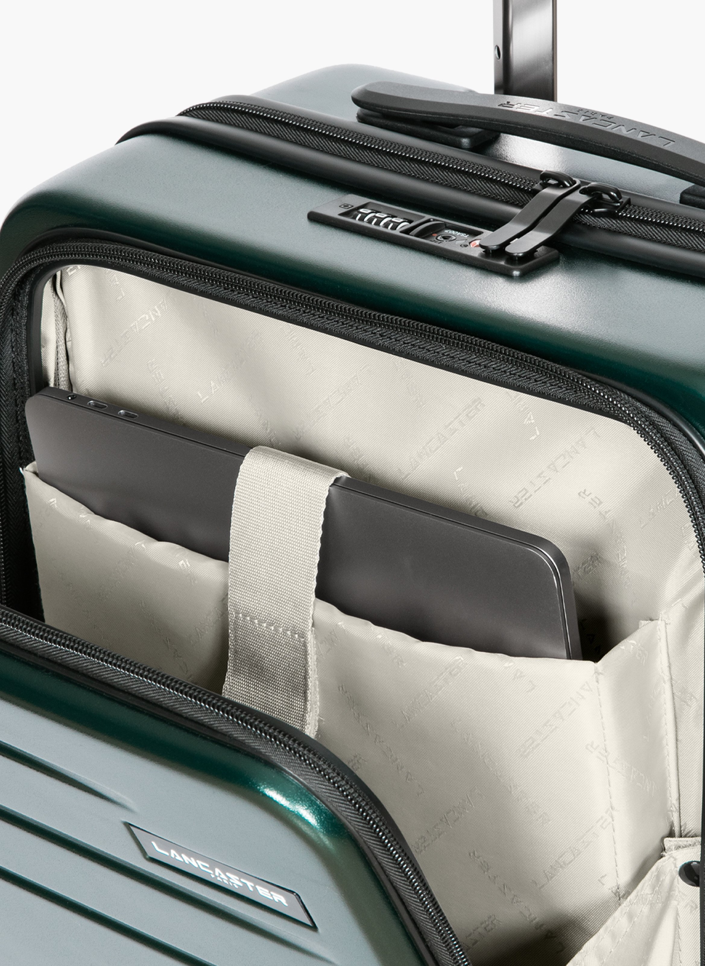 Valise cdg cabine s - bagages LANCASTER Vert