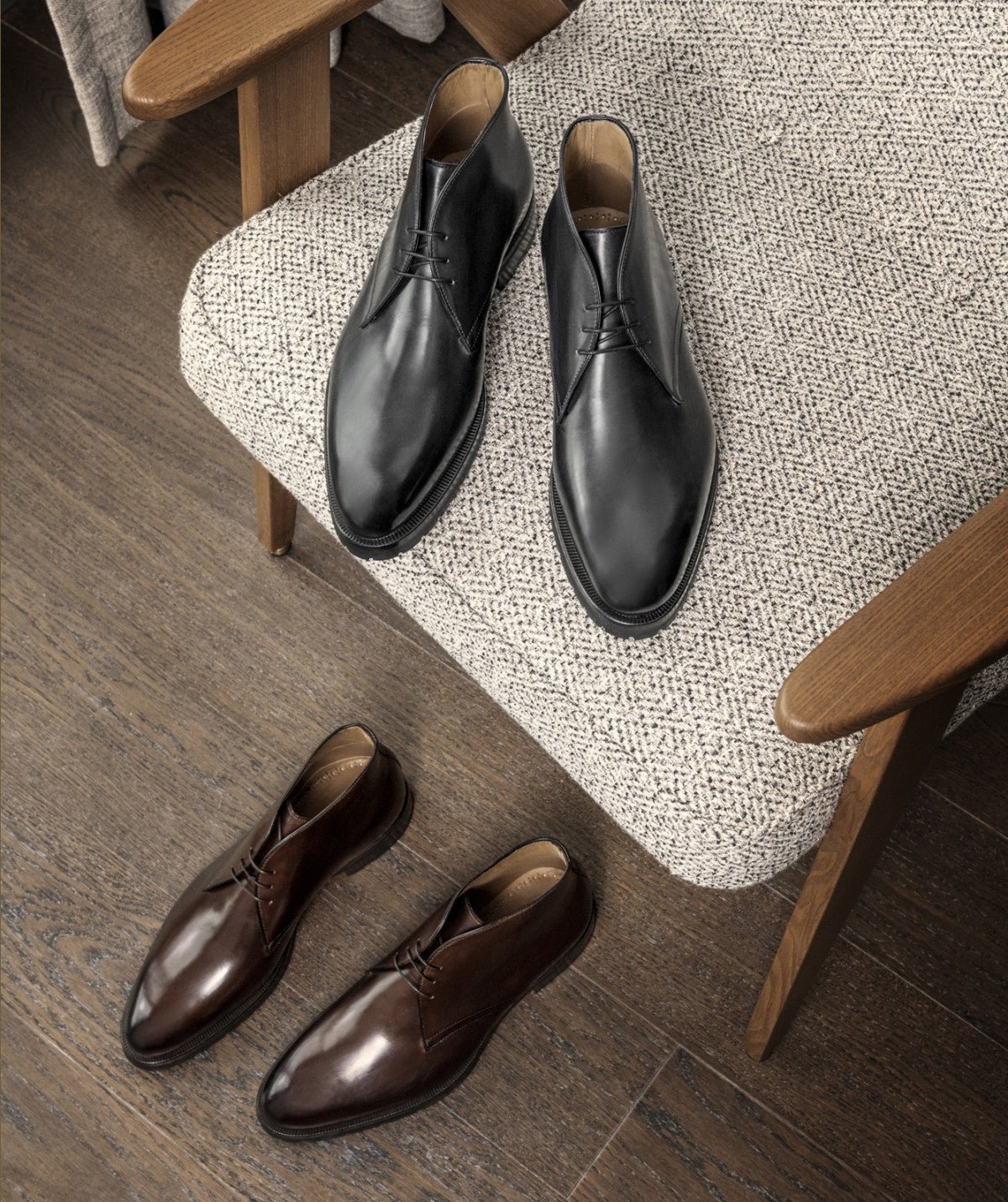 Bottines patiné tomaso FINSBURY Marron