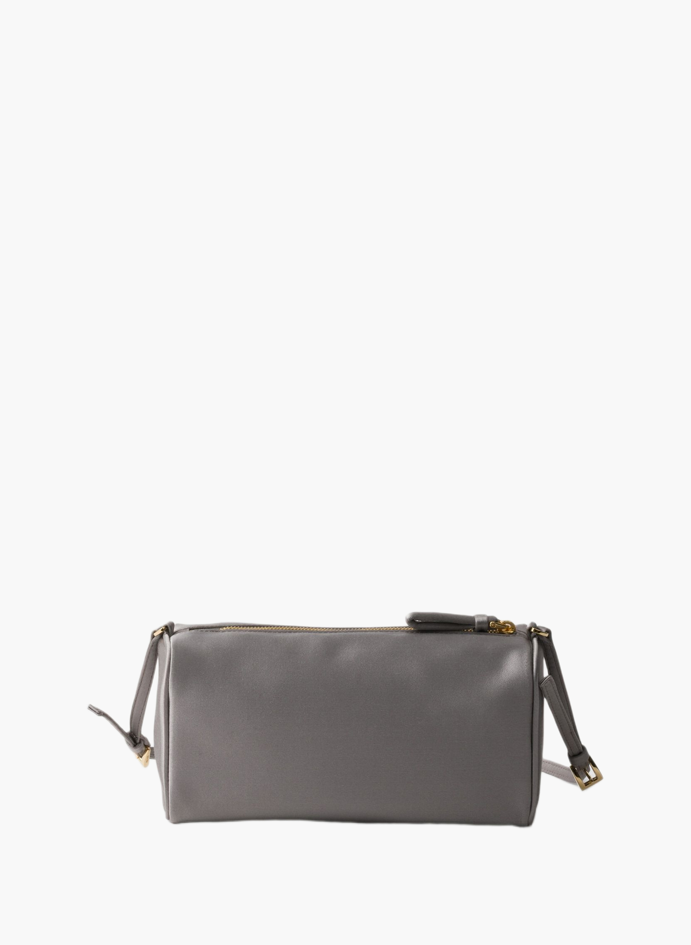 Mini sac en satin PRADA Gris