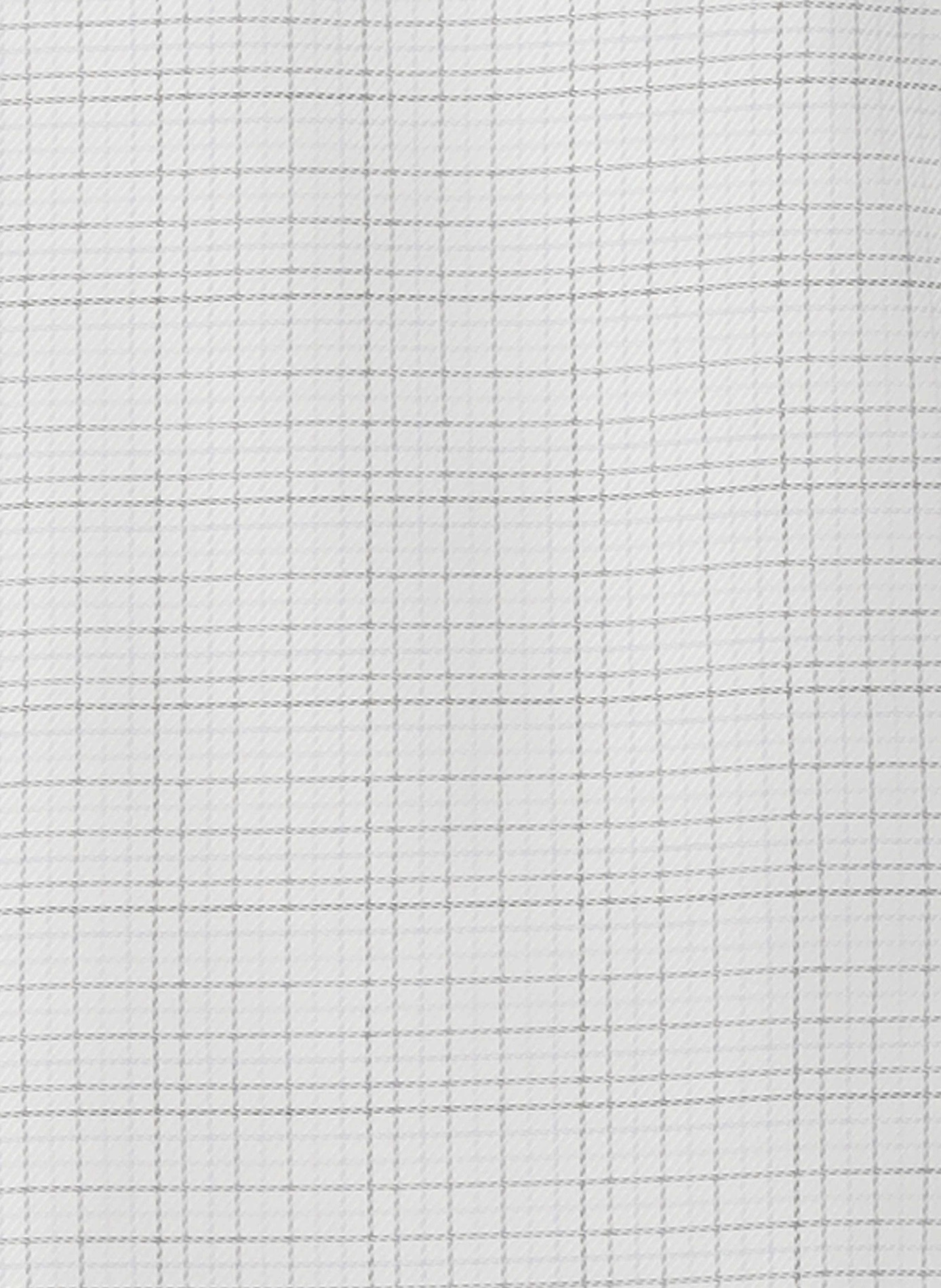 Slim Fit Karo-Hemd aus Baumwolle VAN LAACK Weiss