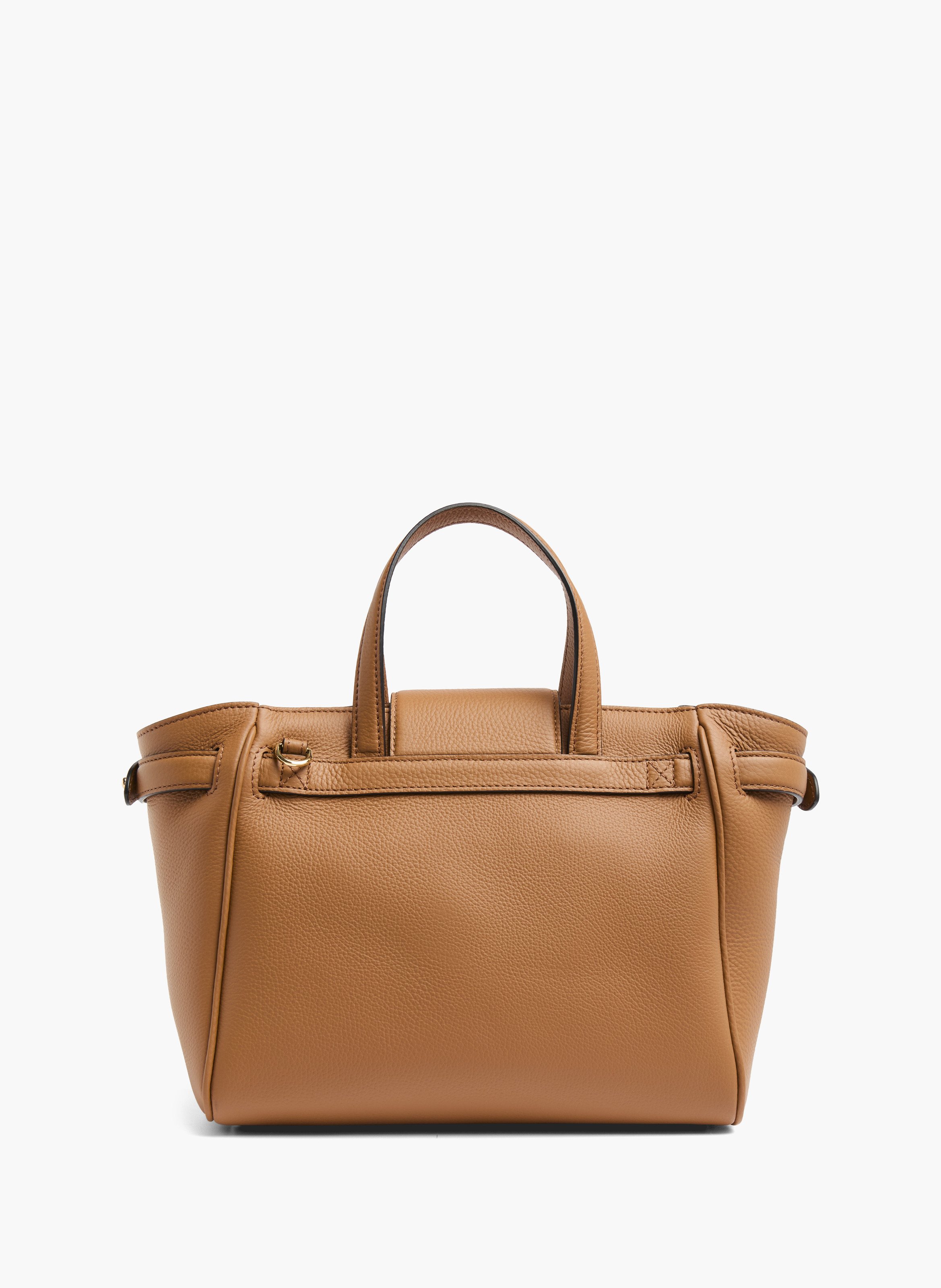 Sac carryall thea de lancel en cuir de vachette graine LANCEL Marron