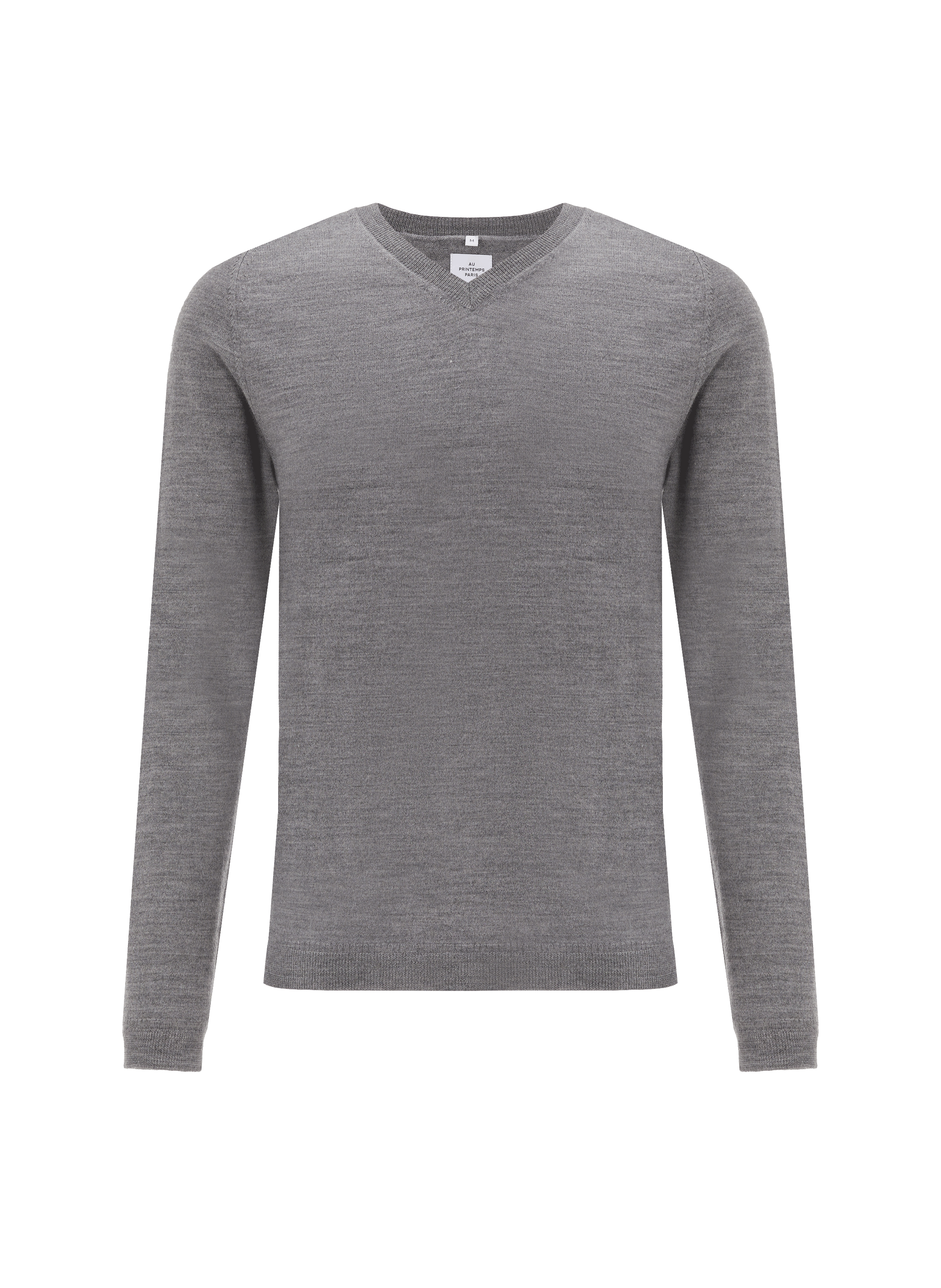 Wool V-neck Jumper  Gris