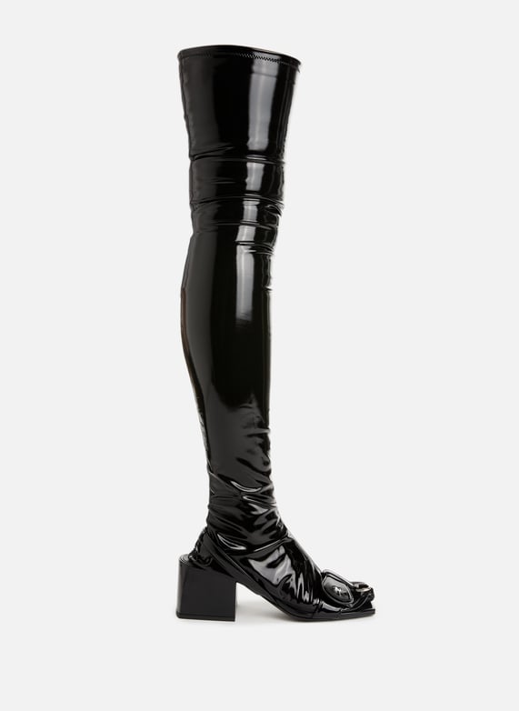 Loop Vanished Leather Boots Courreges Women Printemps