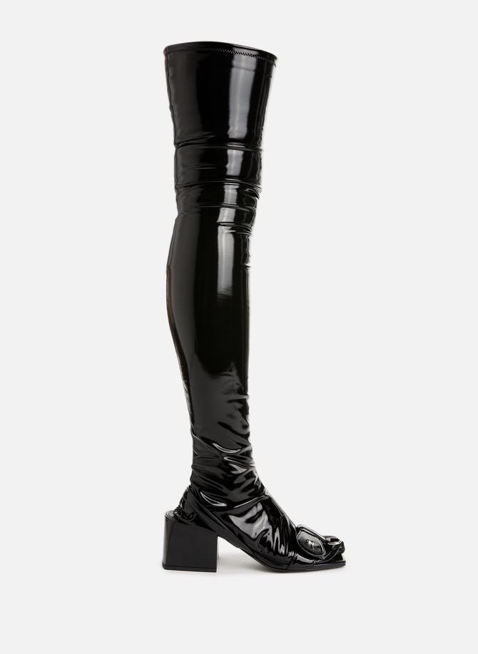 Loop Vanished leather boots COURRÈGES