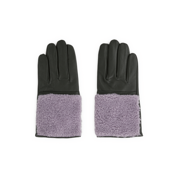 Aristide Leather Gloves In Black