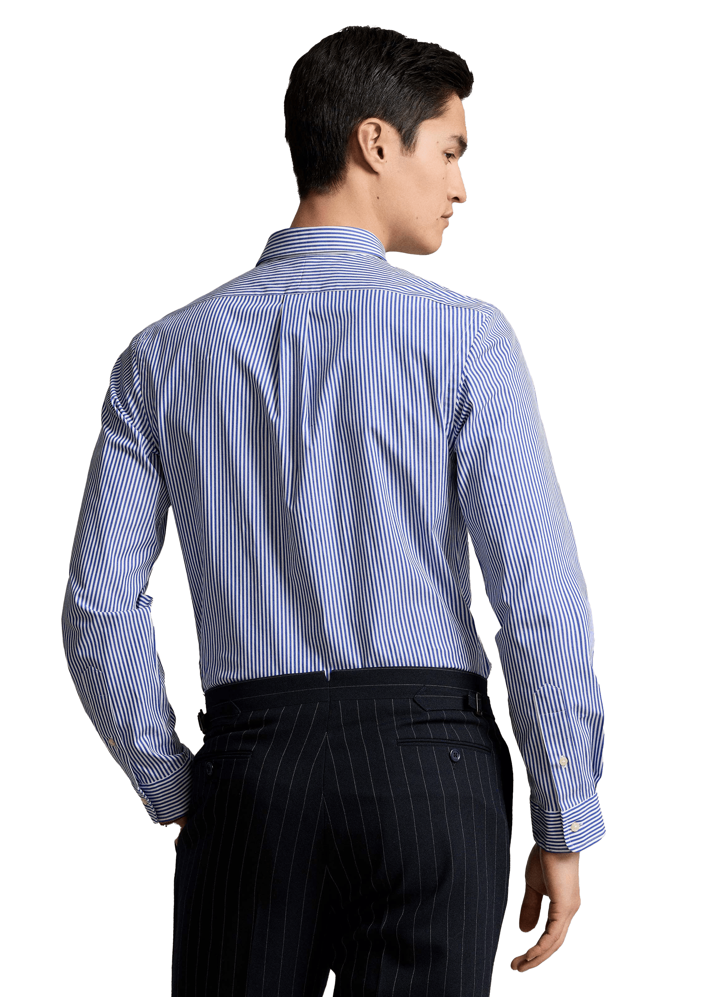 Chemise rayé en coton  POLO RALPH LAUREN Bleu