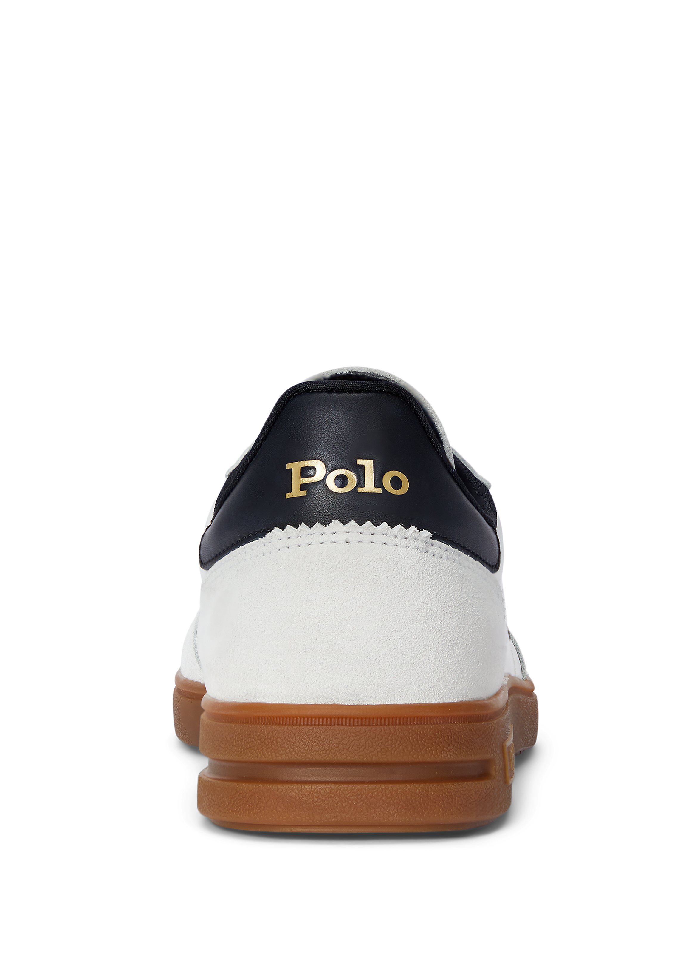 Mixed leather sneakers POLO RALPH LAUREN White